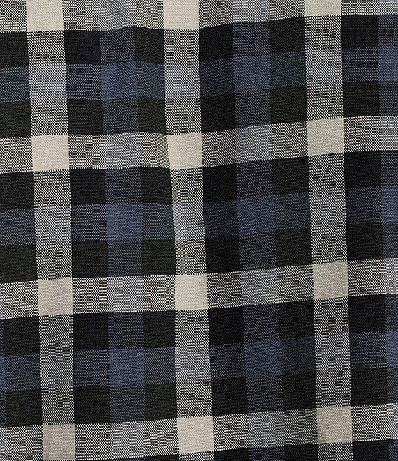 Cremieux Blue Label Tailored Fit Check Pattern Oxford Long Sleeve Woven Shirt Product Image