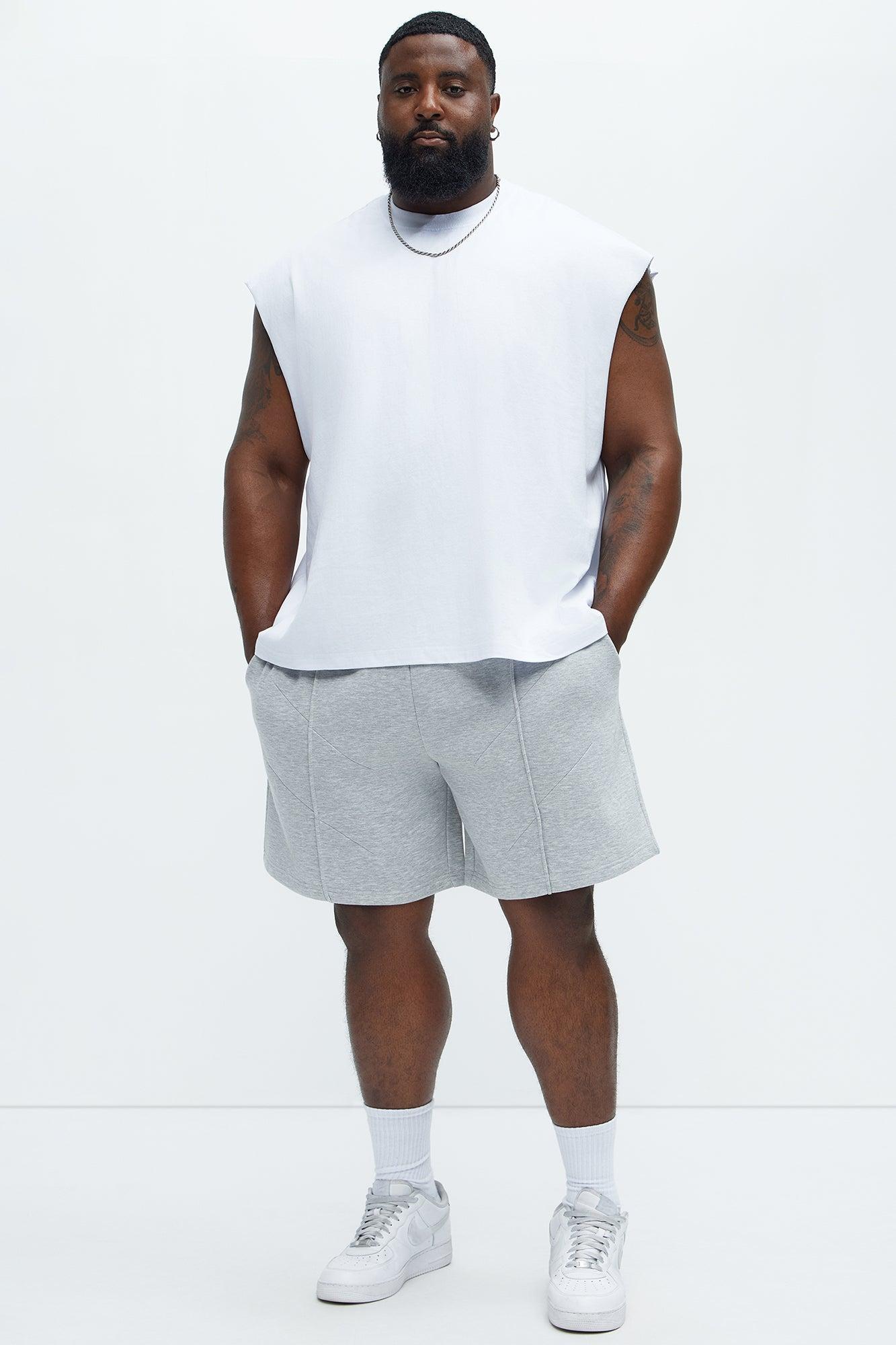 Tyson Dreaming Sweatshorts - Heather Grey Product Image