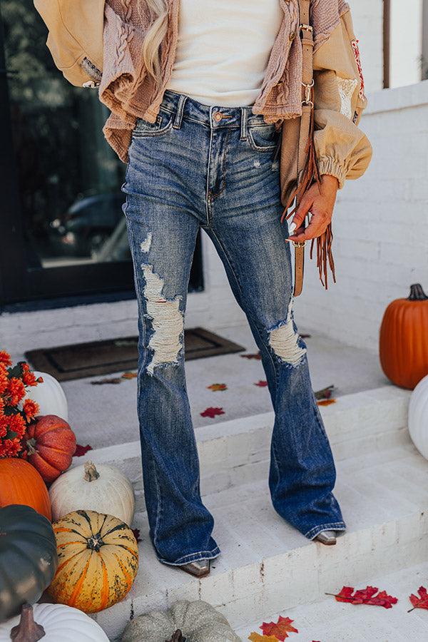 Judy Blue The Athena High Waist Distressed Flare Product Image