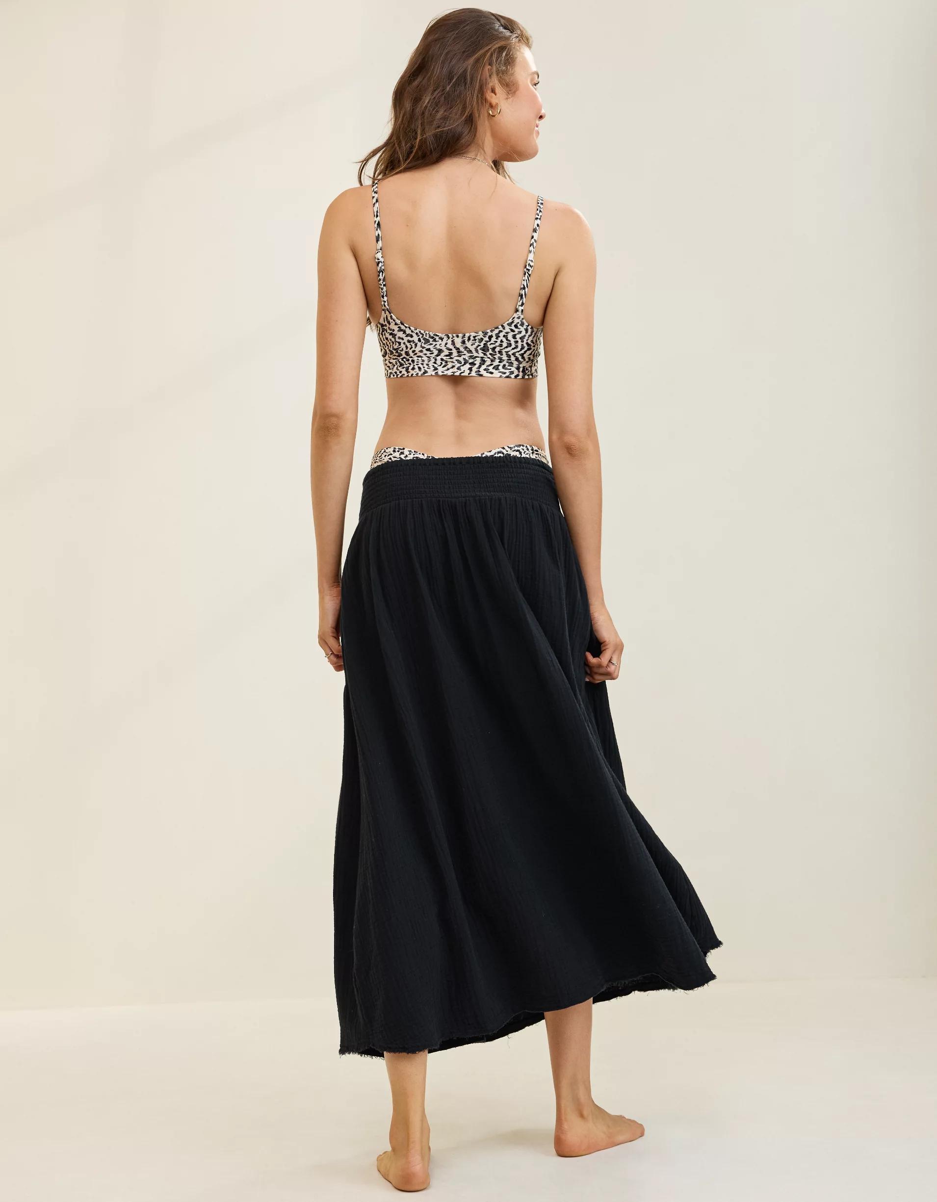 Aerie Faux Wrap Cover Up Maxi Skirt Product Image