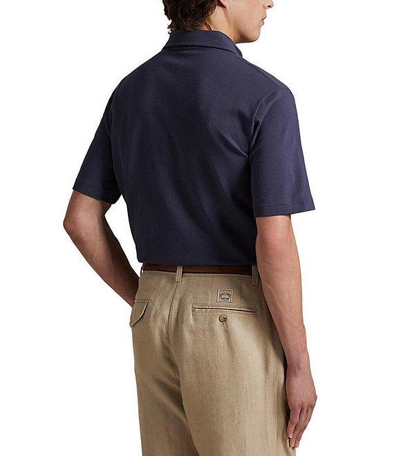 Polo Ralph Lauren Classic Fit Polo Heritage Bear Mesh Short Sleeve Polo Shirt Product Image