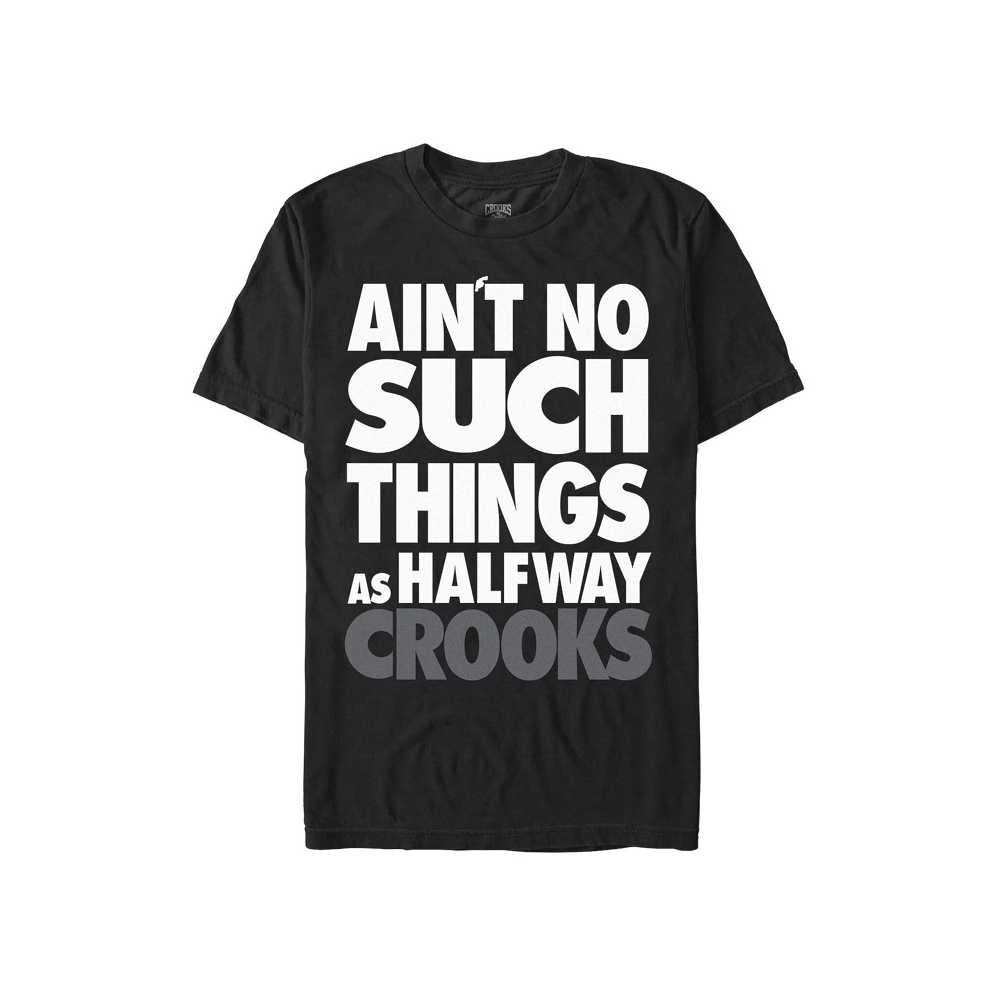 Men's Crooks & Castles Ain't No Such Things Text  Graphic T-Shirt Product Image