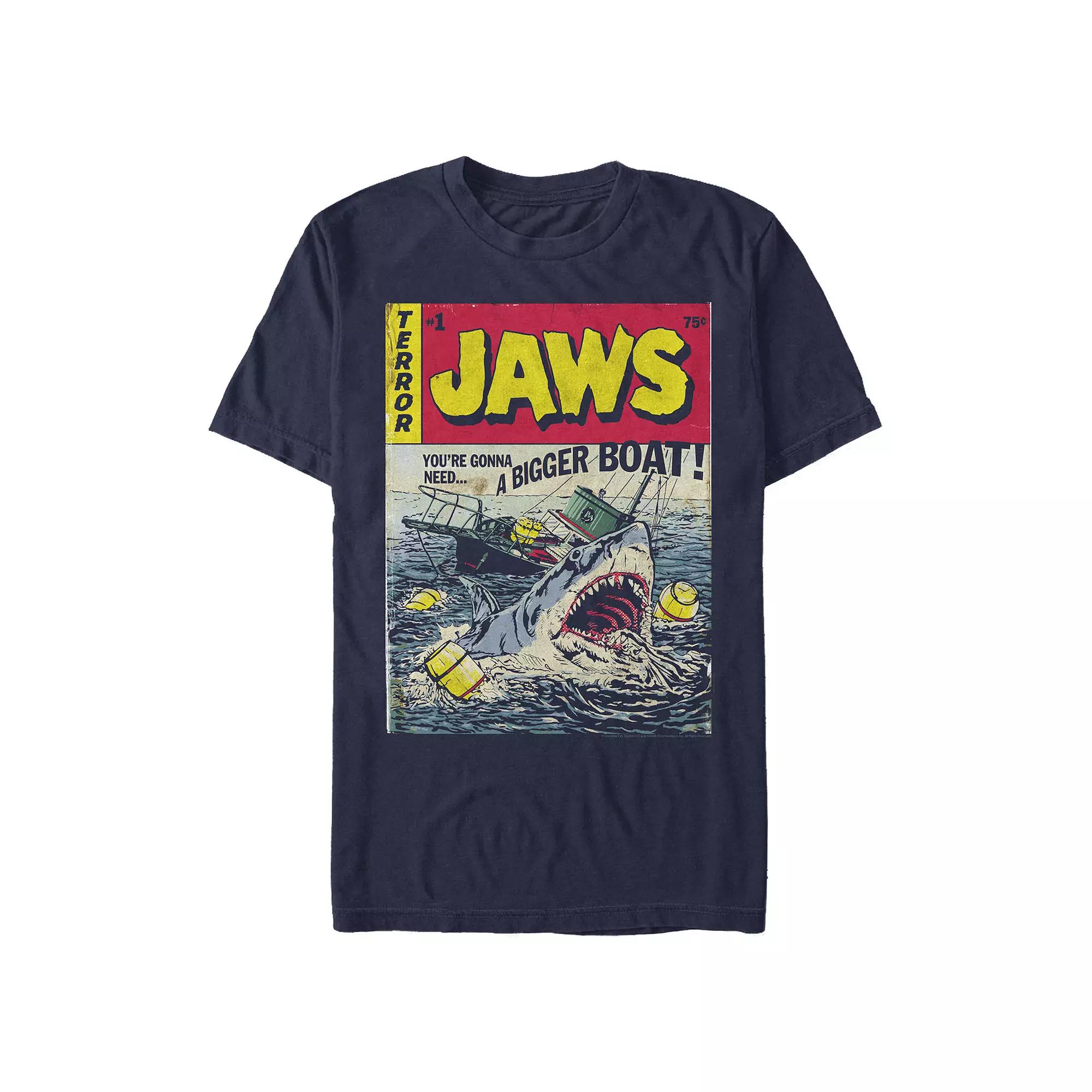 Men's Jaws Comic Book Cover Graphic Tee,  Product Image