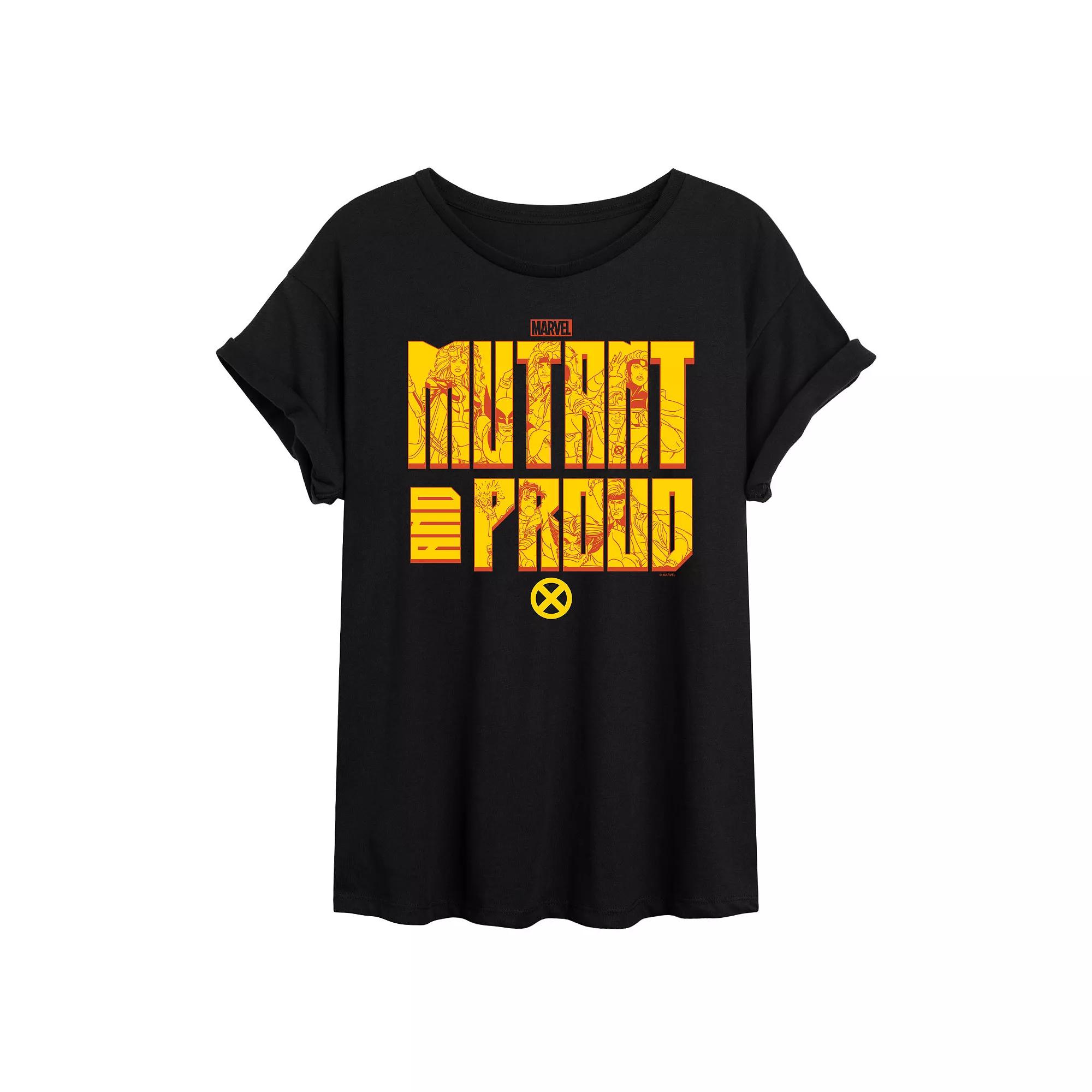 Juniors' Marvel X-Men Mutant and Proud Over Product Image