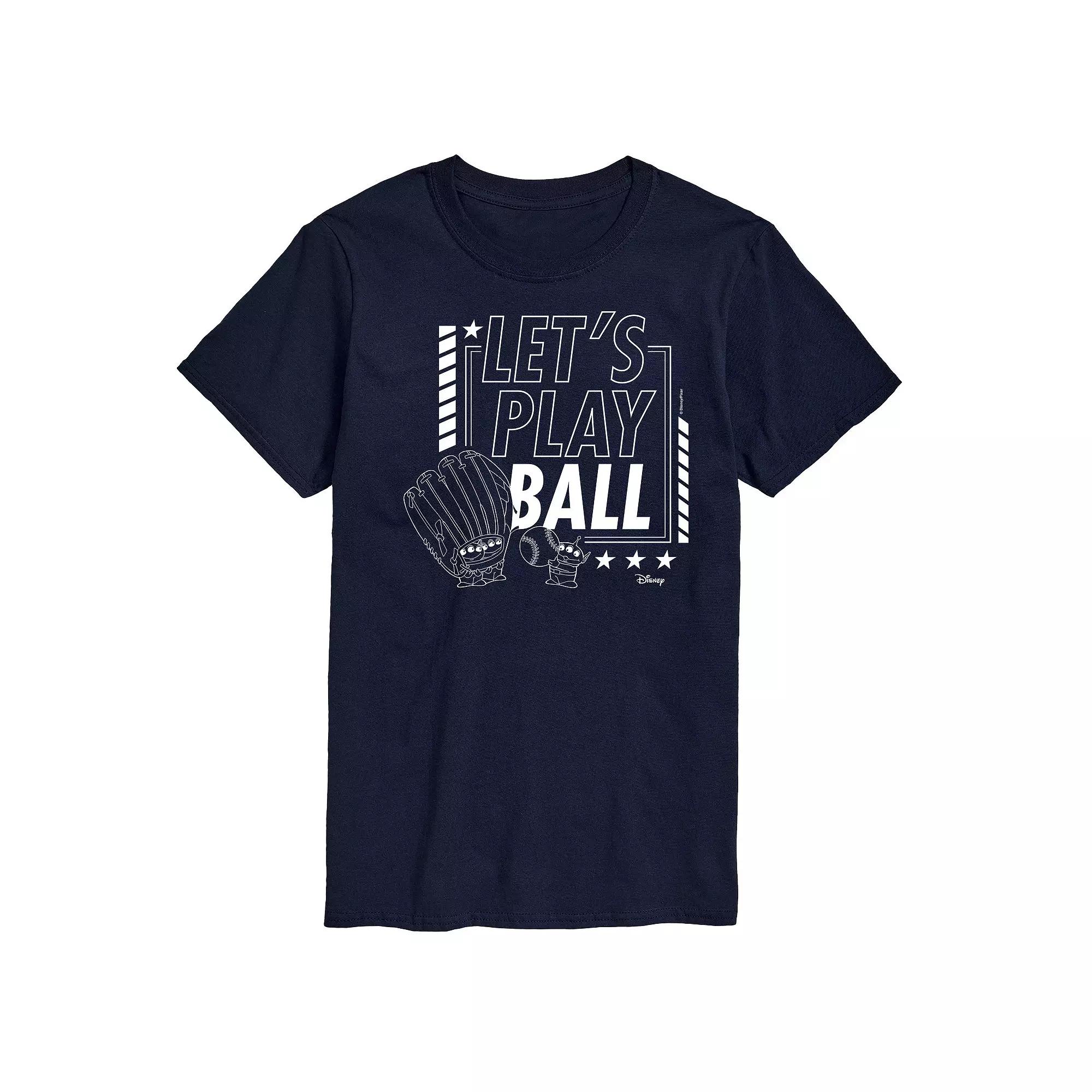 Disney / Pixar's Toy Story Aliens Men's Lets Play Ball Graphic Tee,  Product Image