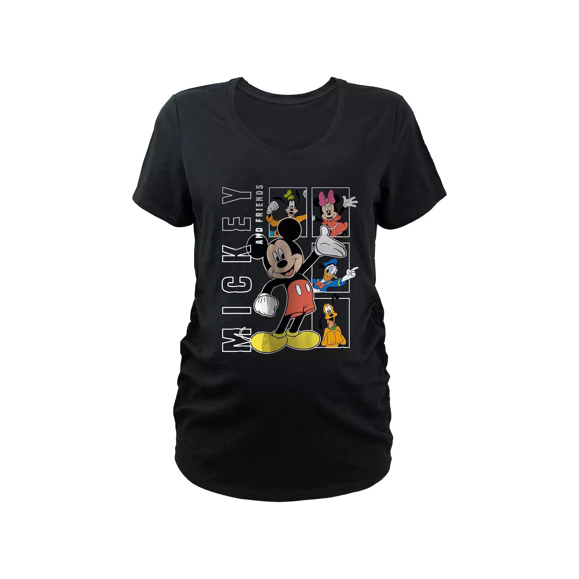 Disney's Mickey Mouse And Friends Maternity Graphic Tee, Women's,  Product Image