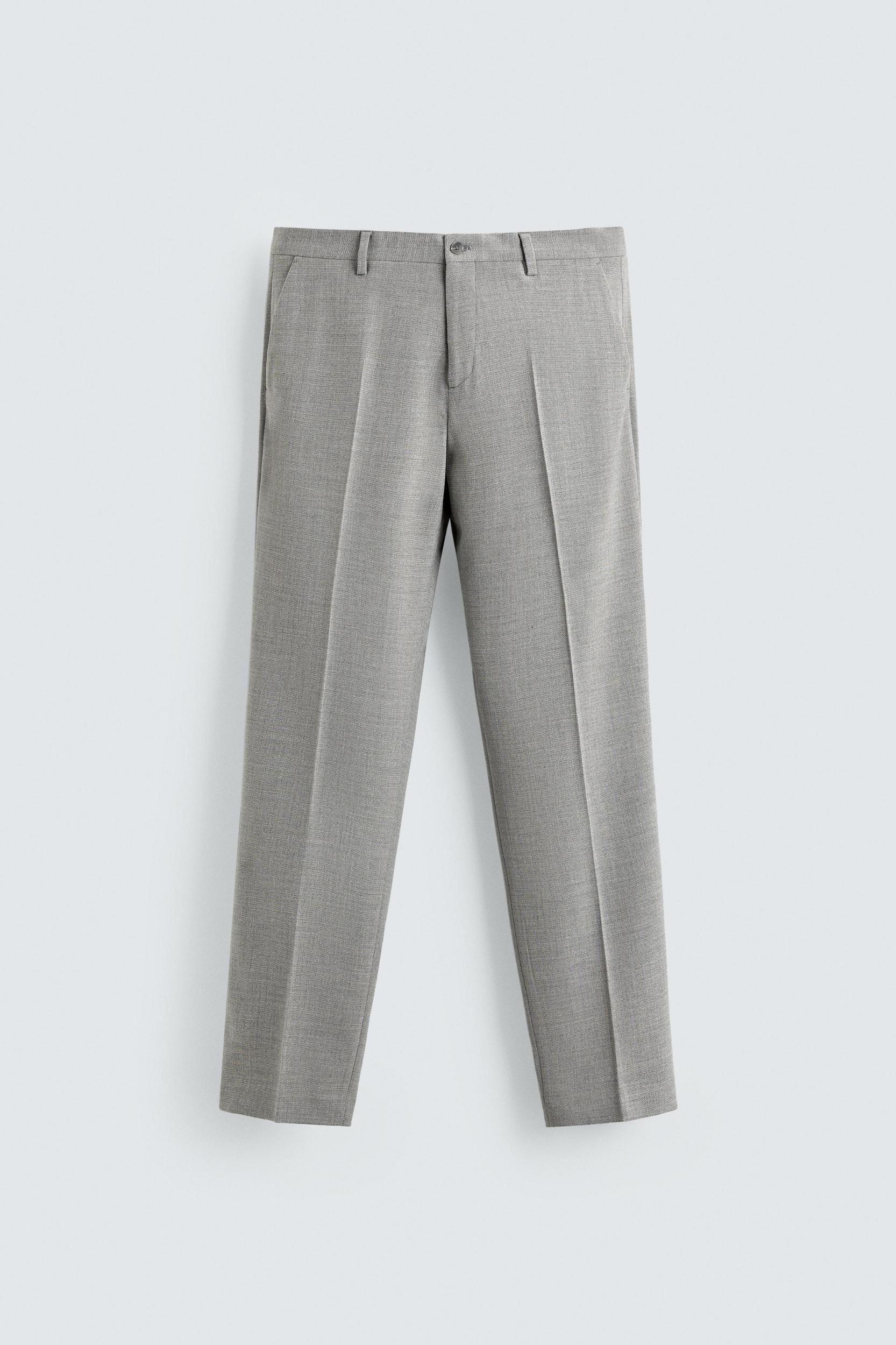 TEXTURED SUIT PANTS Product Image