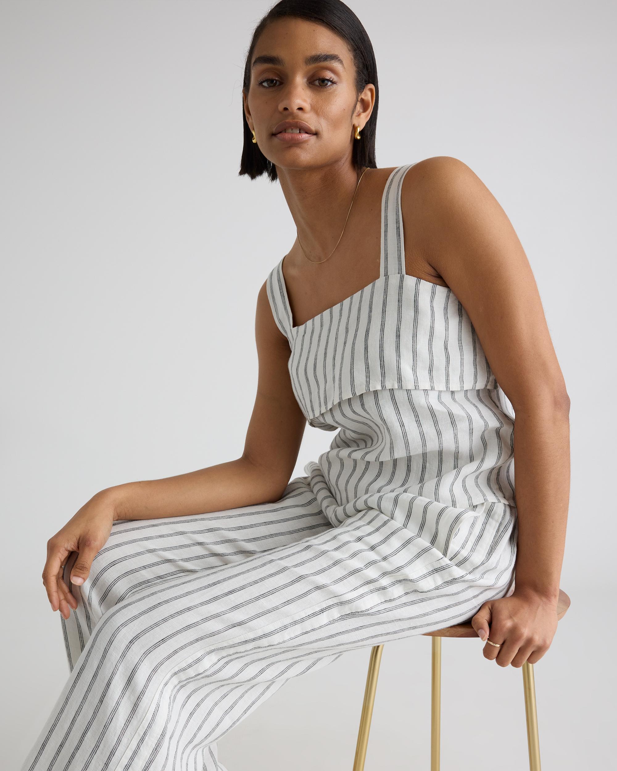 Quince | Women's 100% European Linen Wide Leg Pants Product Image