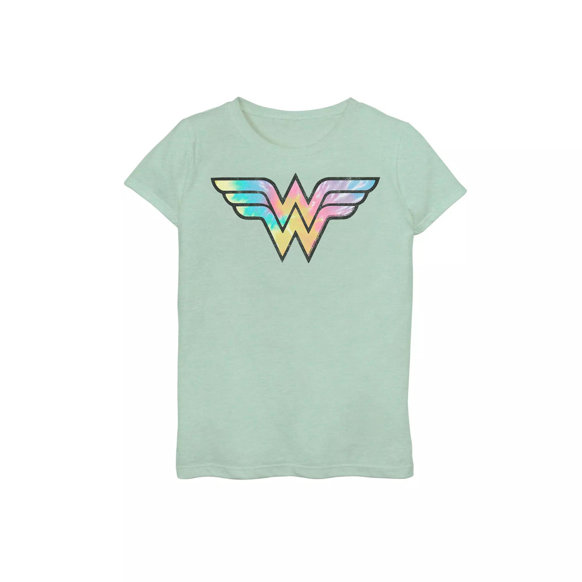 Girls 7-16 DC Comics Wonder Woman Tie Dye Logo Graphic Tee, Girl's,  Product Image
