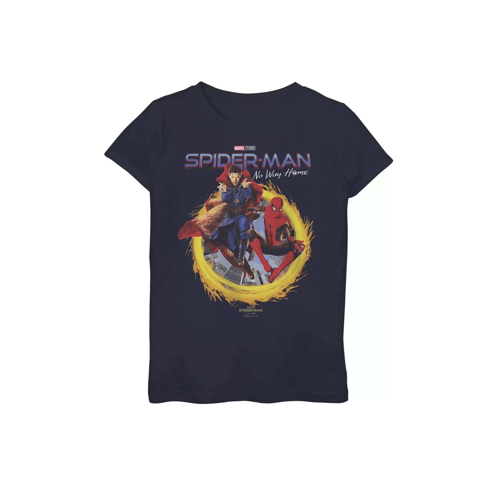 Girls 7-16 Marvel Spider-Man No Way Home Spidey Doctor Strange Poster Graphic Tee, Girl's,  Product Image