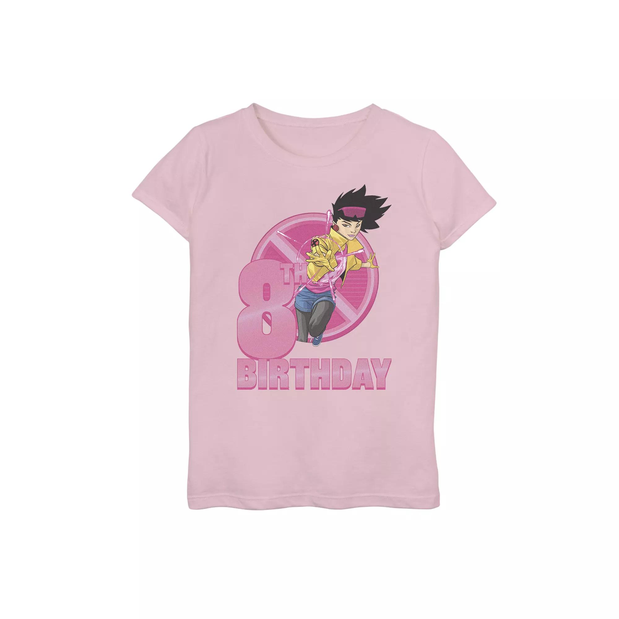 Girls 7-16 Marvel X-Men Jubilee 8th Birthday Badge Graphic Tee, Girl's,  Product Image