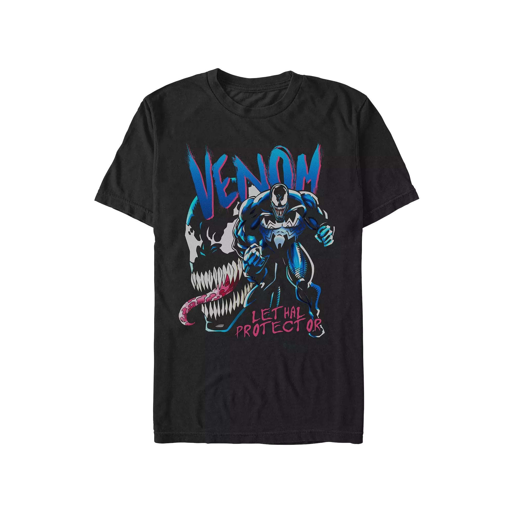 Men's Spider-Man Venom Poster Graphic Tee, Size: XL, Black Product Image