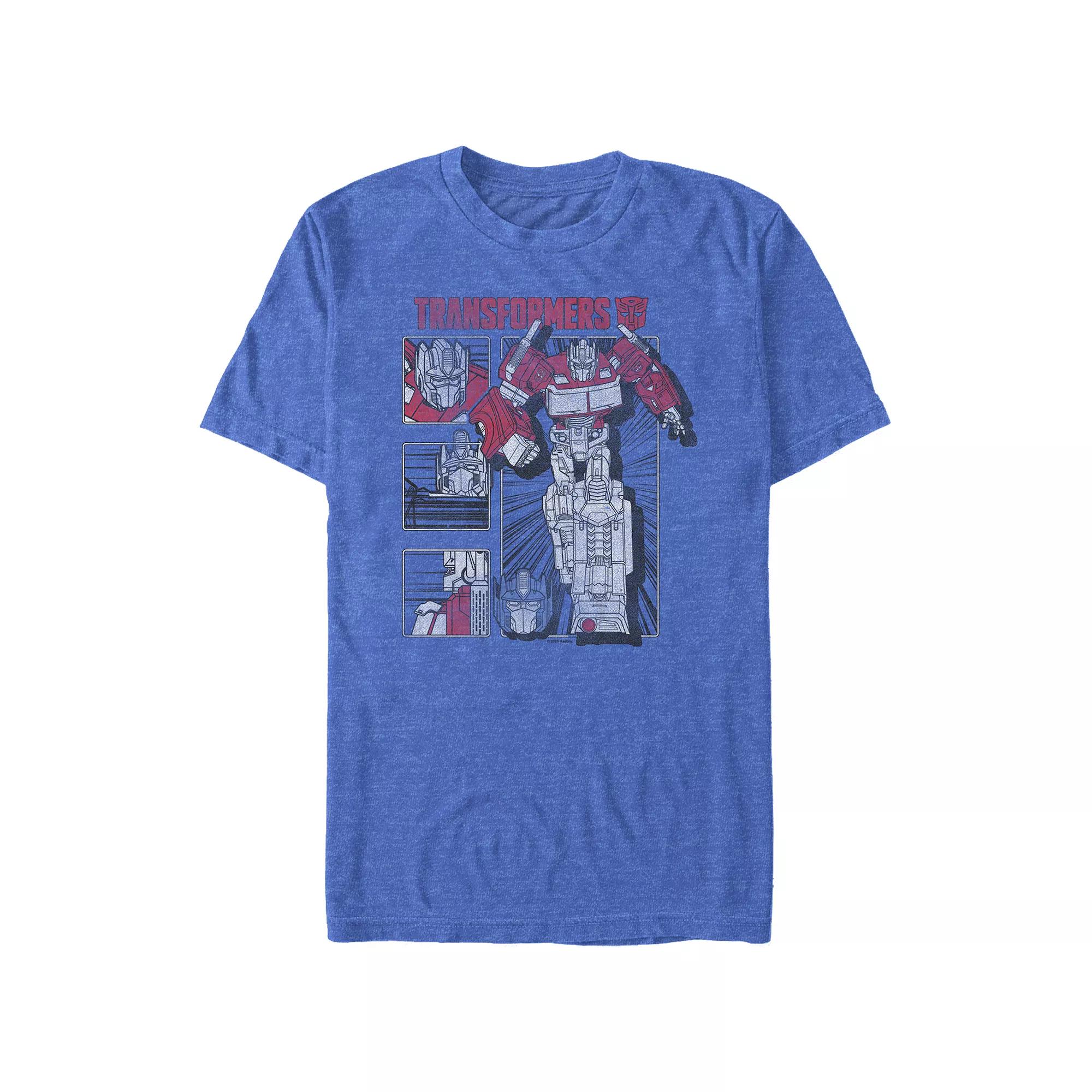 Big & Tall Transformers Optimus Prime Details Poster Graphic Tee, Men's,  Product Image