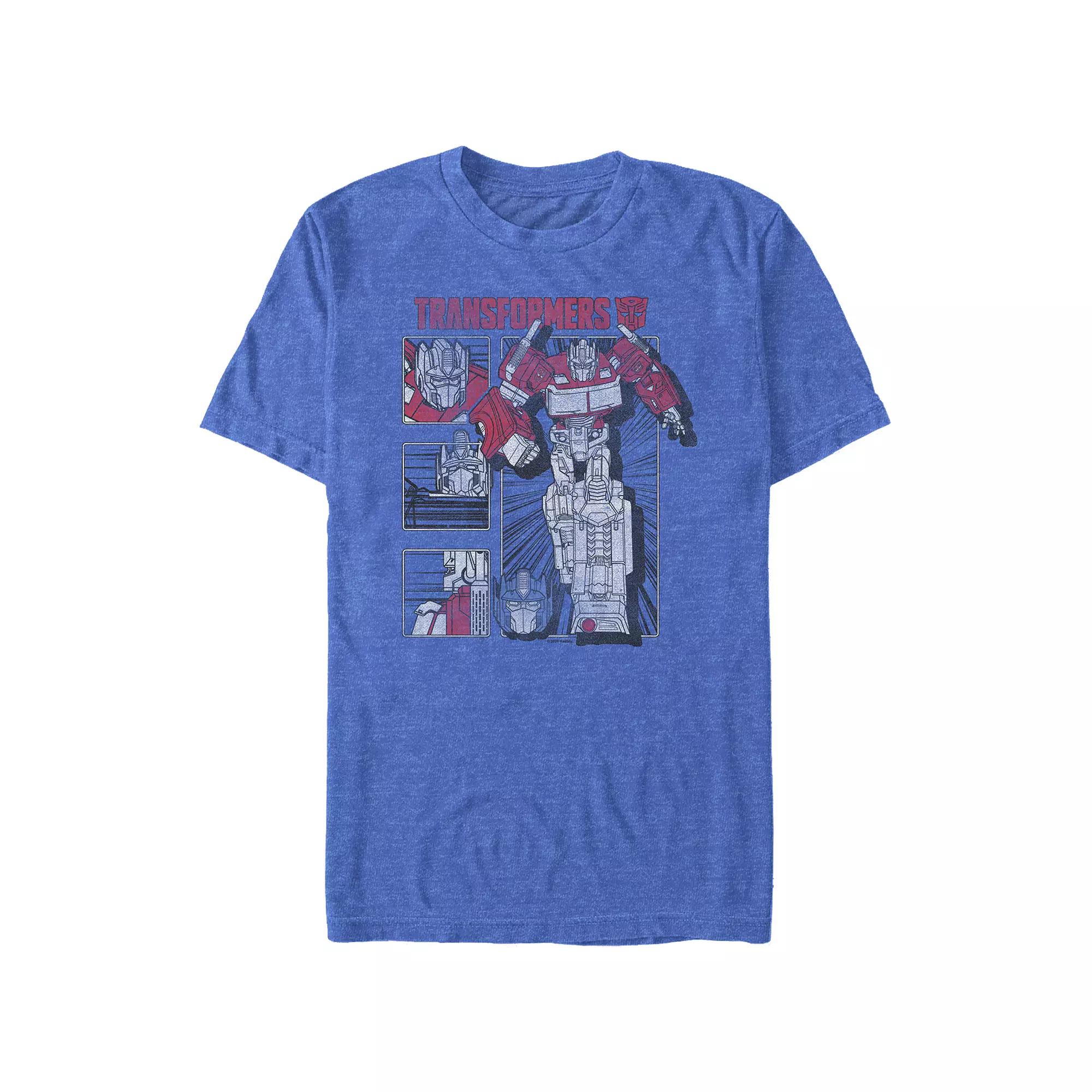 Big & Tall Transformers Optimus Prime Details Poster Graphic Tee, Men's,  Product Image