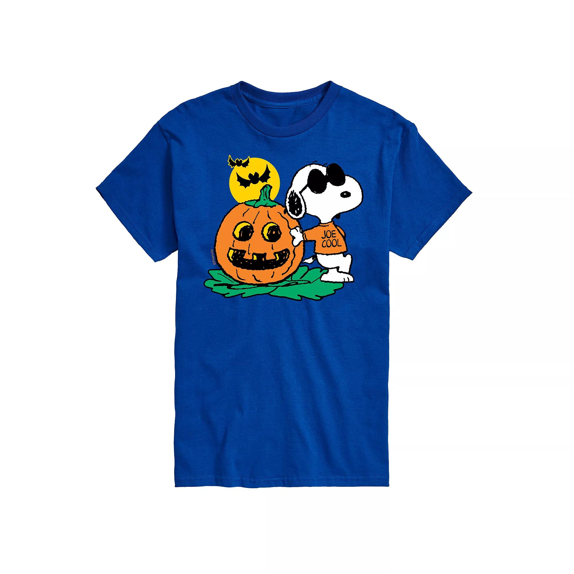 Big & Tall Peanuts Joe Cool Pumpkin Tee, Men's,  Product Image