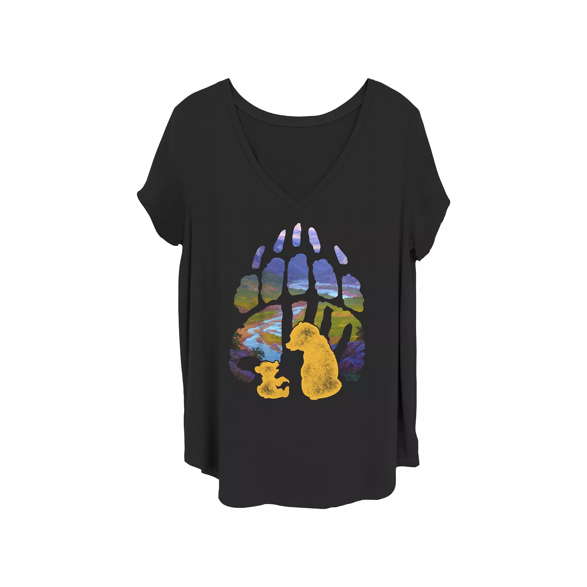 Disney's Minnie Mouse Americana Juniors' Plus Graphic Tee, Women's, Size: 3XL, Blue Product Image