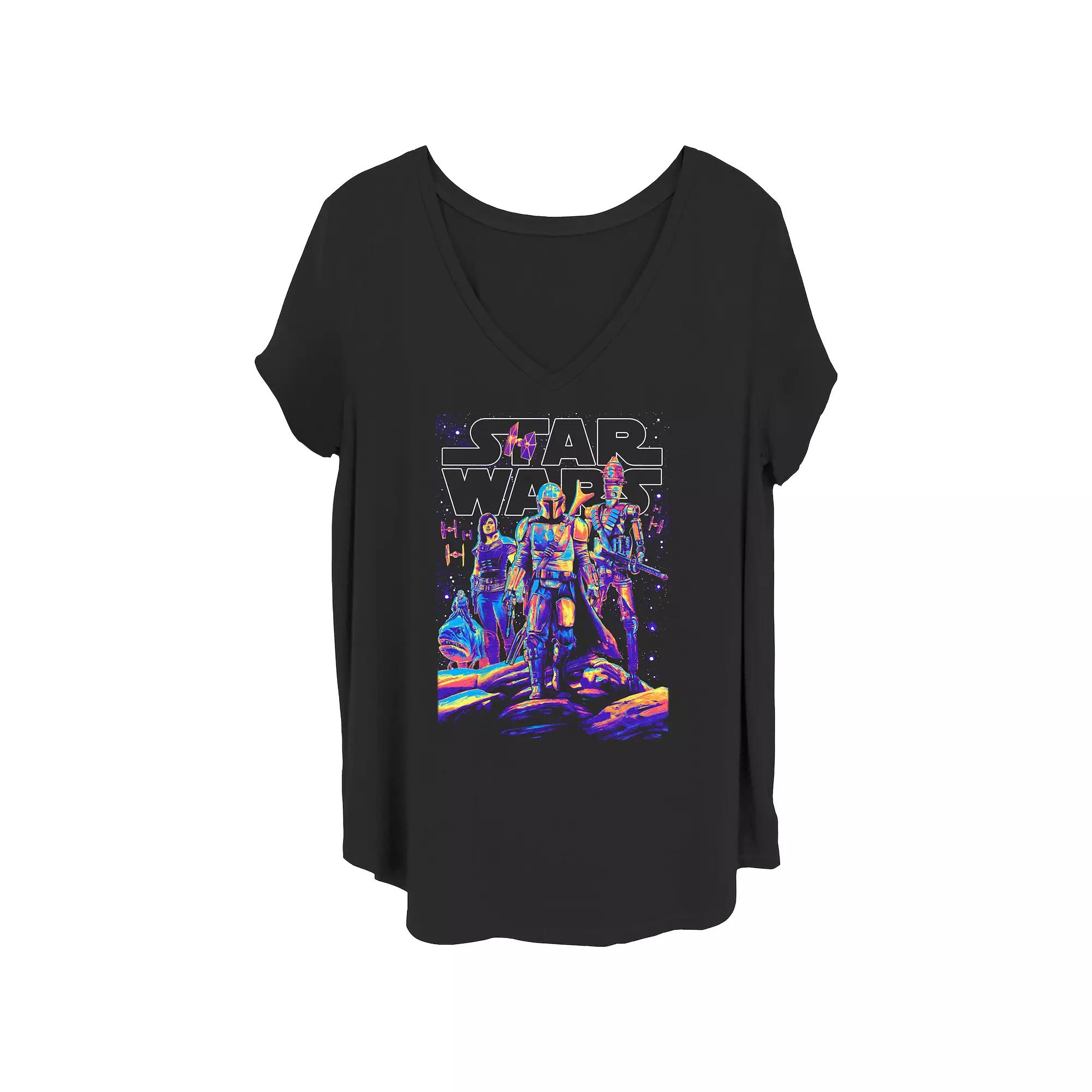 Disney's Mickey Mouse & Friends Retro Roundup Juniors' Plus Graphic Tee, Women's,  Product Image