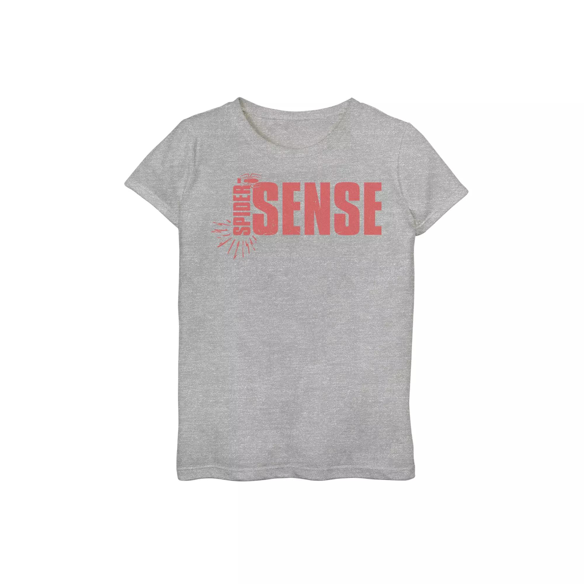 Girls 7-16 Marvel Spider-Man Spider-Sense Text Graphic Tee, Girl's,  Product Image