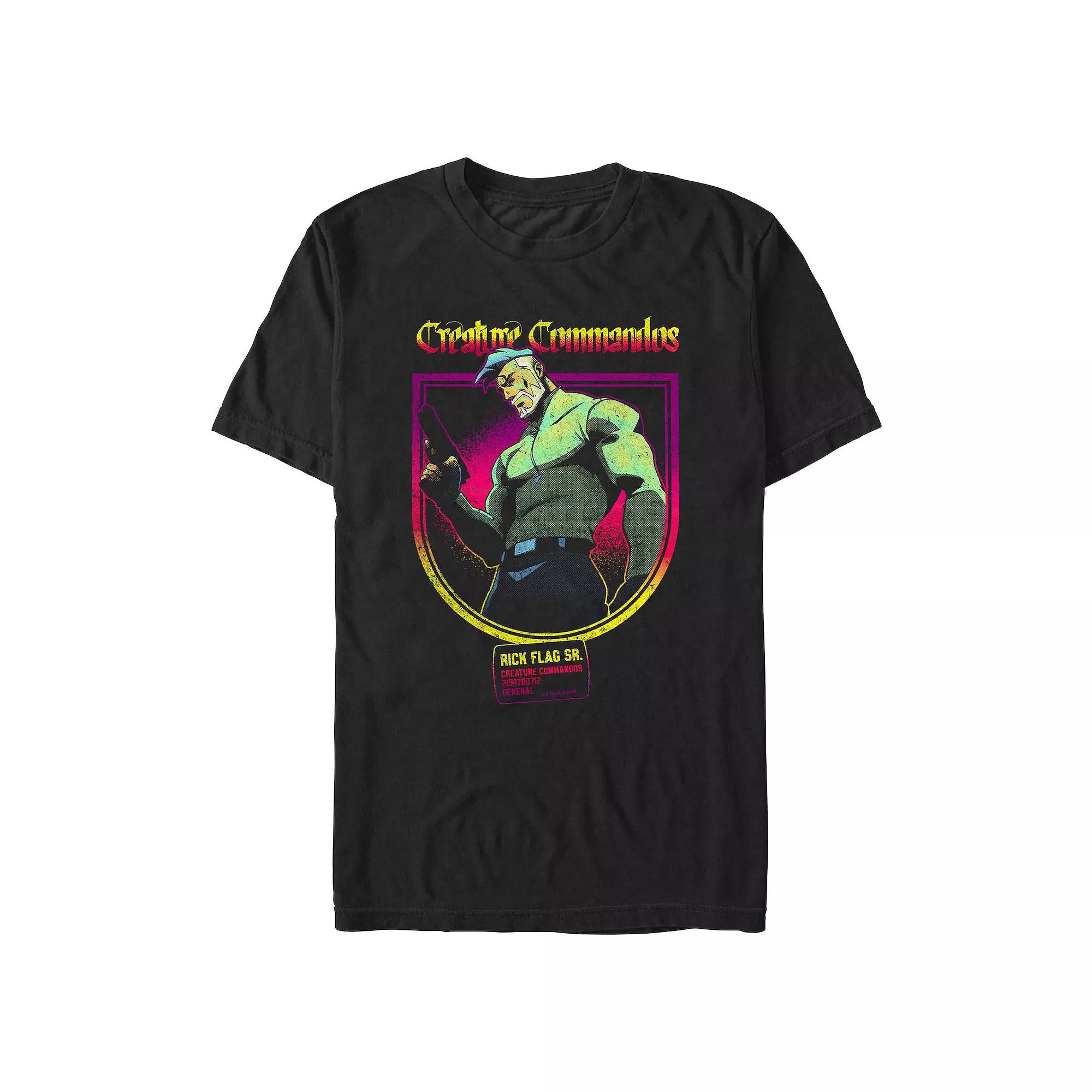 Men's Creature Commandos Presenting Rick Flag Sr. Graphic Tee,  Product Image
