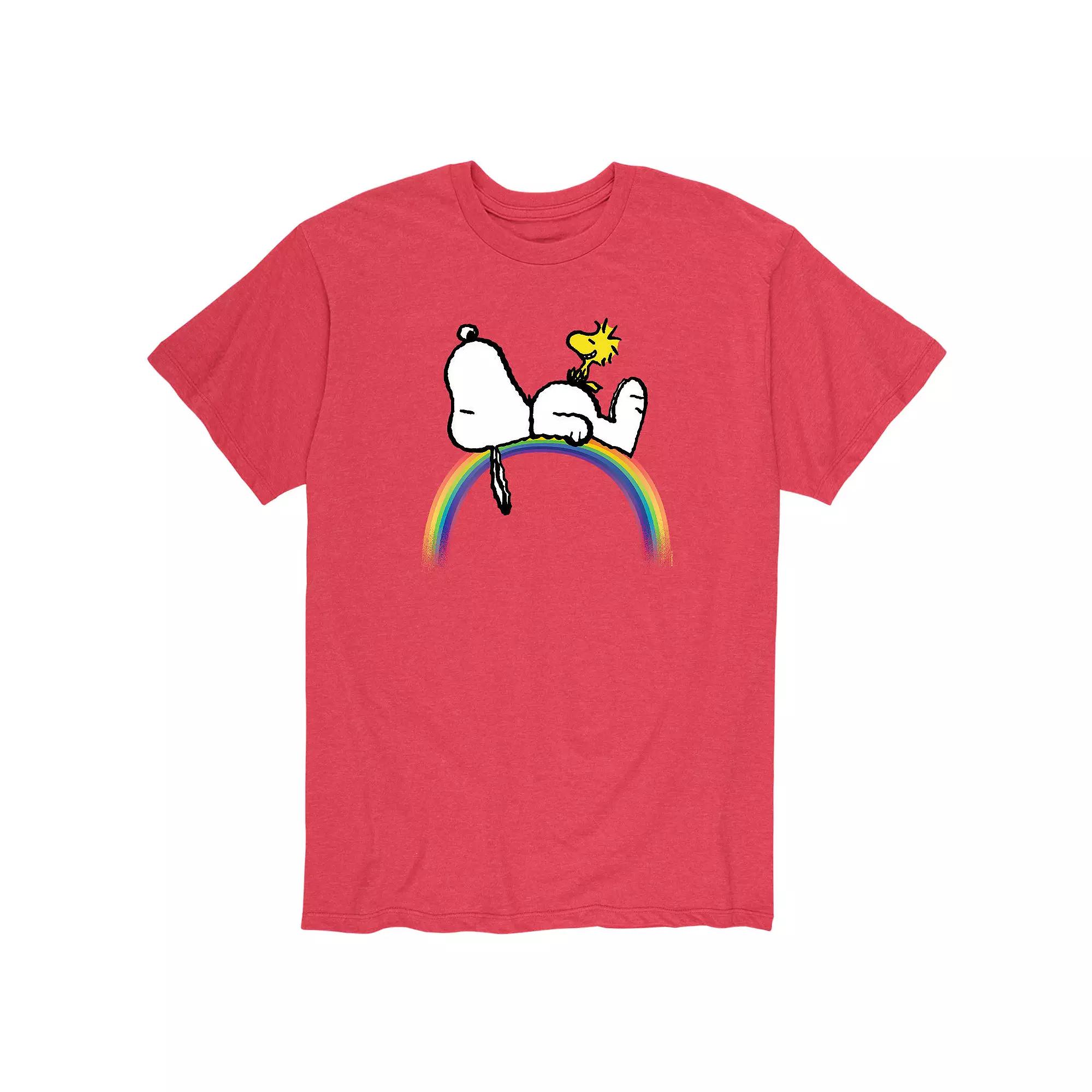 Men's Peanuts Snoopy Rainbow Tee,  Product Image