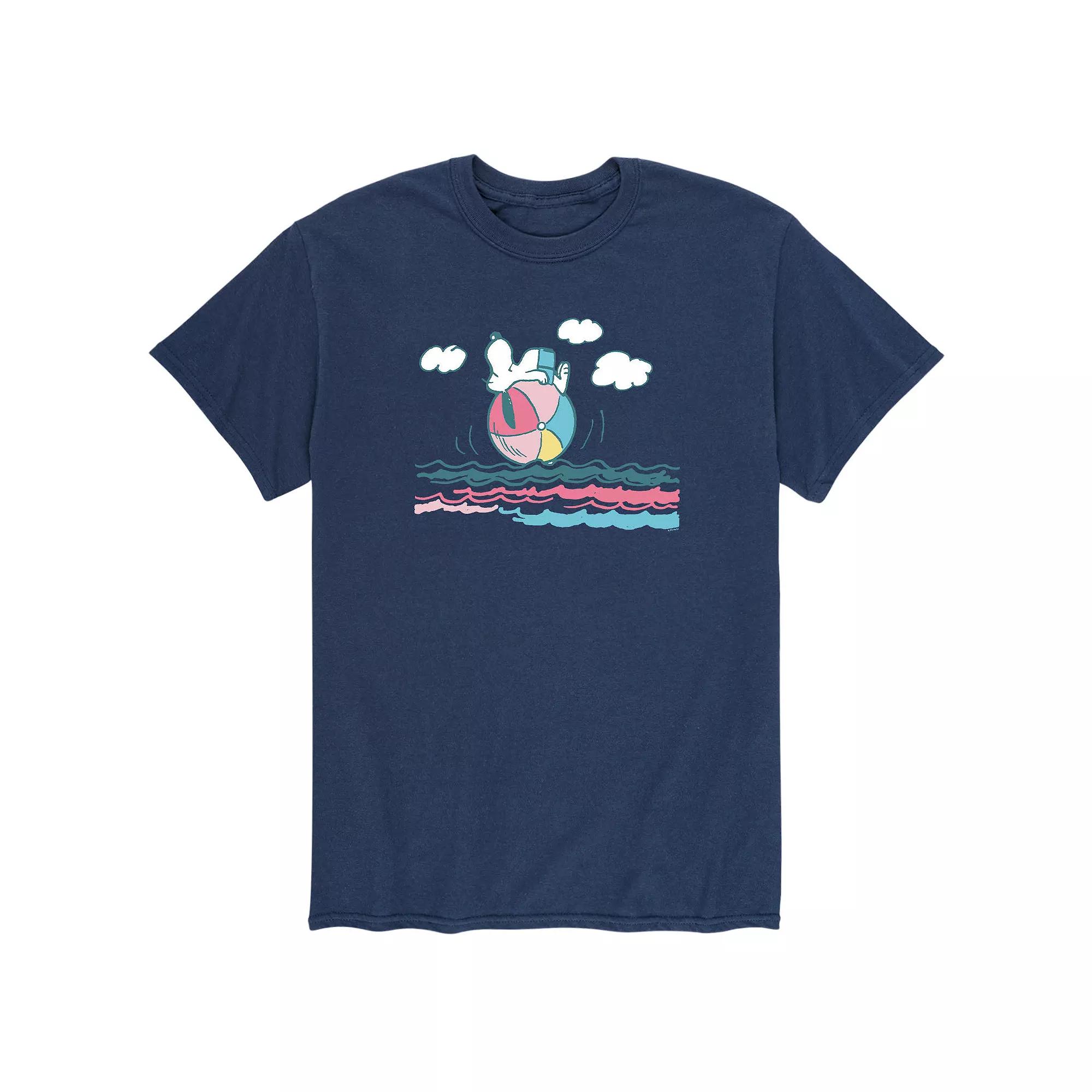 Men's Peanuts Snoopy Beach Ball Tee,  Product Image