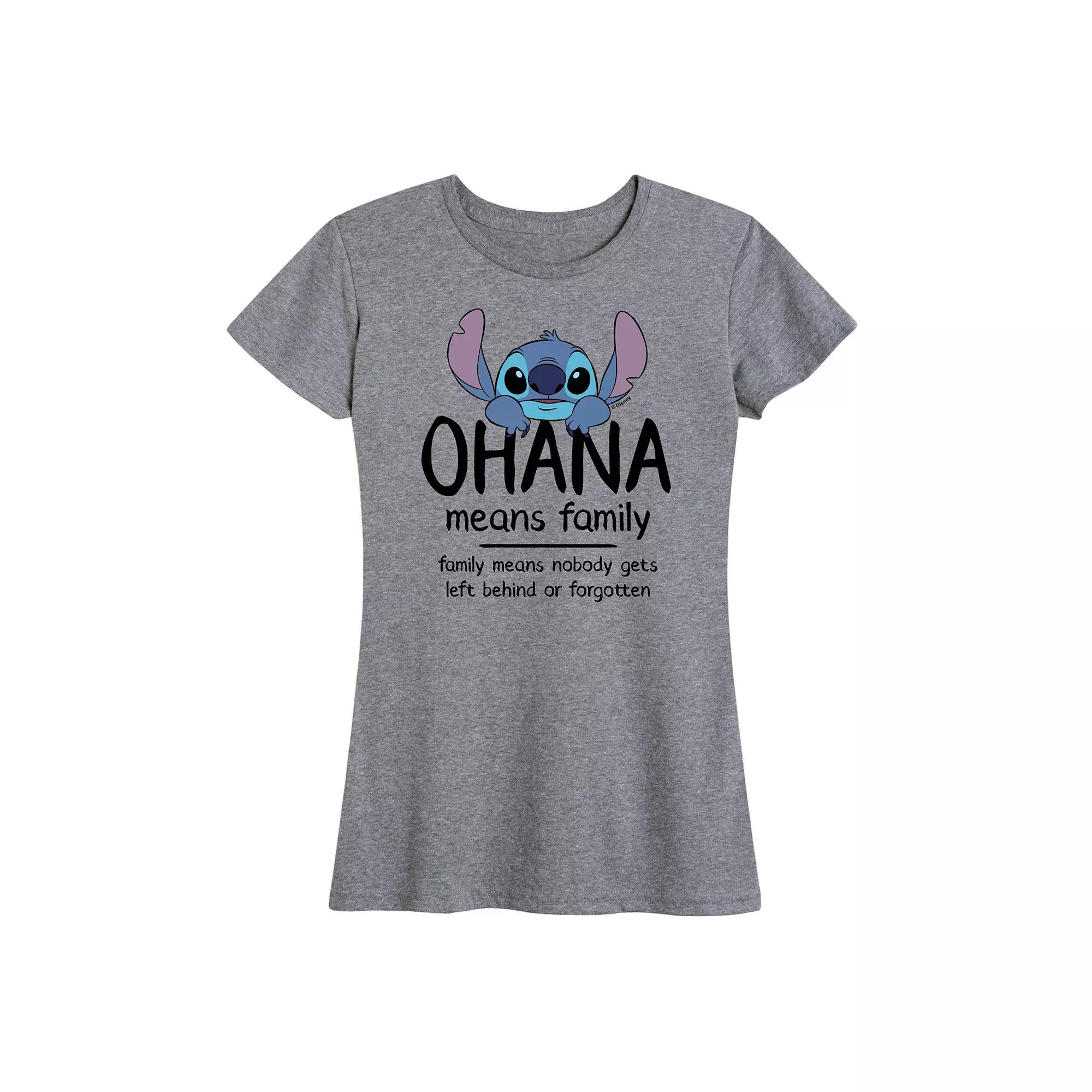 Disney's Lilo & Stitch Women's Ohana Graphic Tee,  Product Image