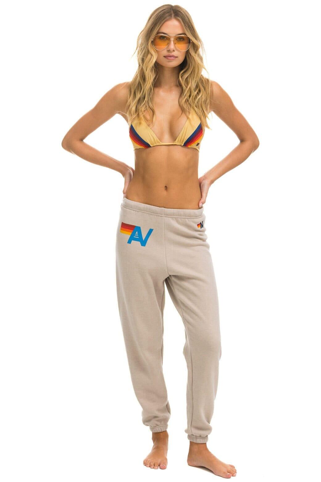 AVIATOR NATION LAS VEGAS SWEATPANTS - SAND Female Product Image