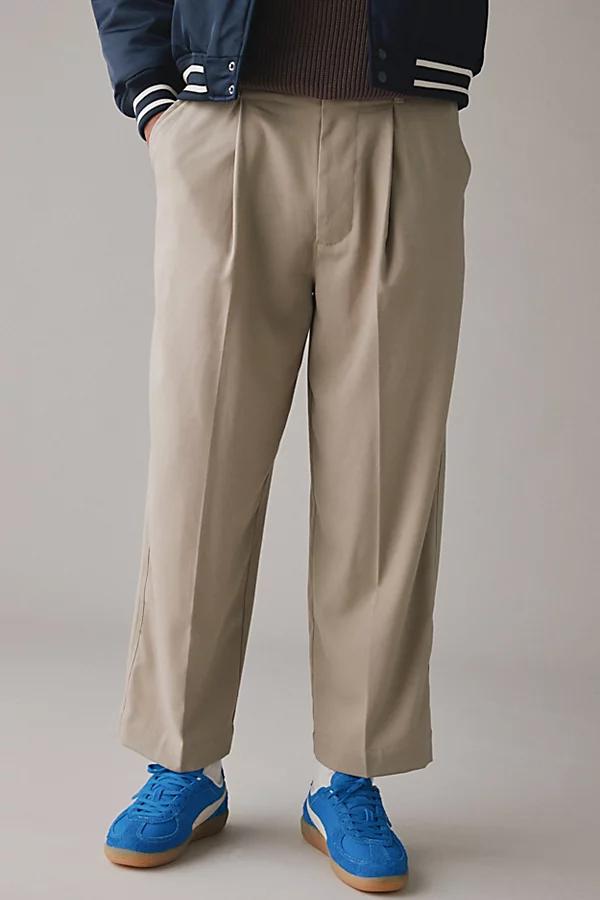 Standard Cloth Jason Cropped Pleated Trouser Pant Mens at Urban Outfitters Product Image