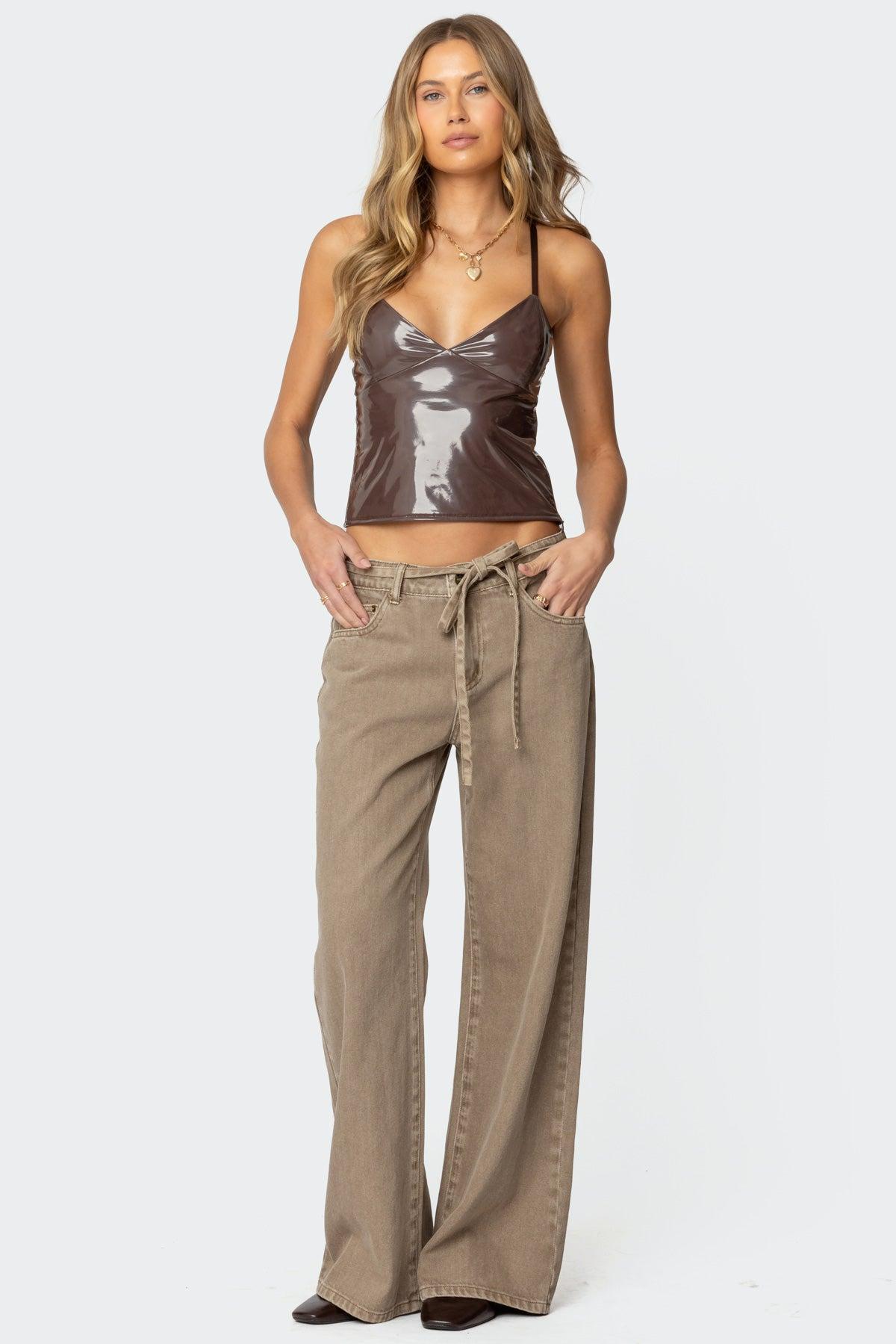 Carmie Vinyl Tank Top Product Image