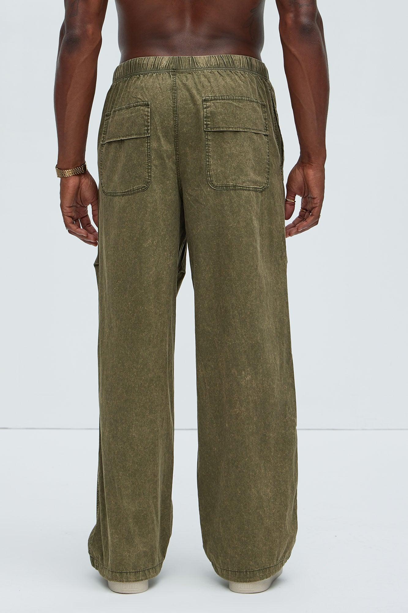 Tyreke Ewaist Baggy Pants - Green Product Image