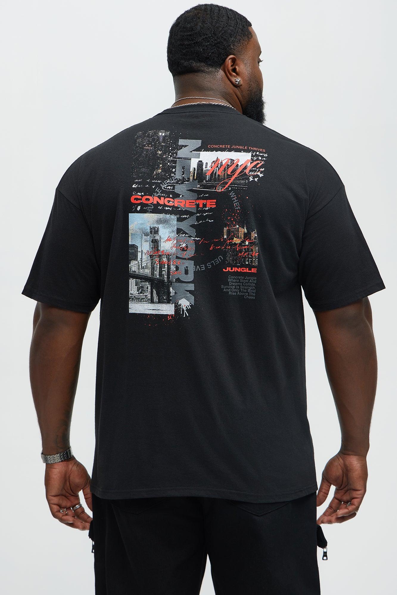 NYC Concrete Short Sleeve Tee - Black Product Image