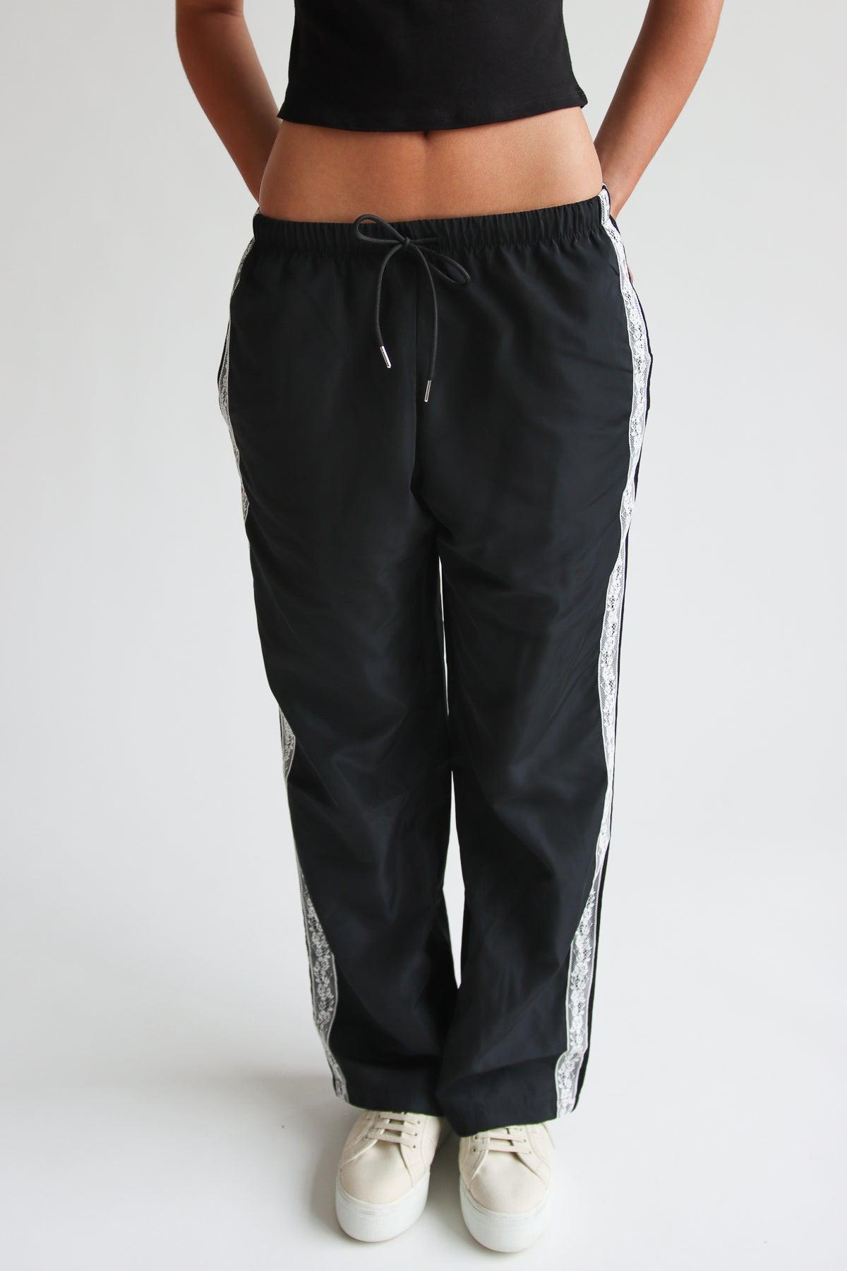 Lace Stripe Track Pants Product Image