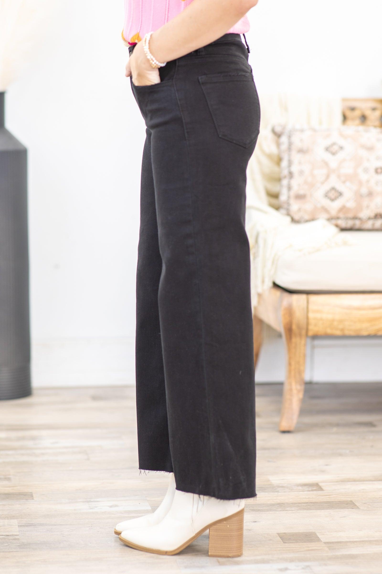 Lovervet Office Space Cropped Wide Leg Jeans Product Image