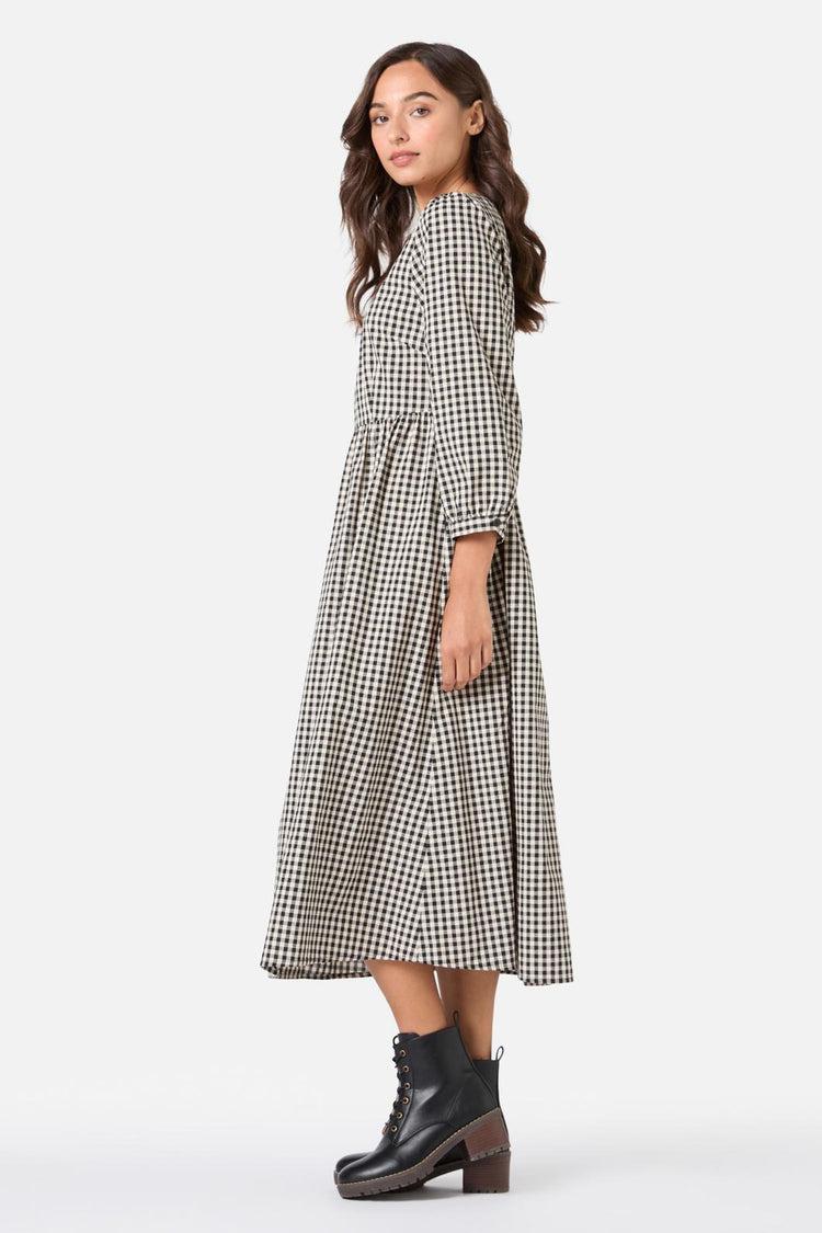 Renae Check Midi Dress Product Image