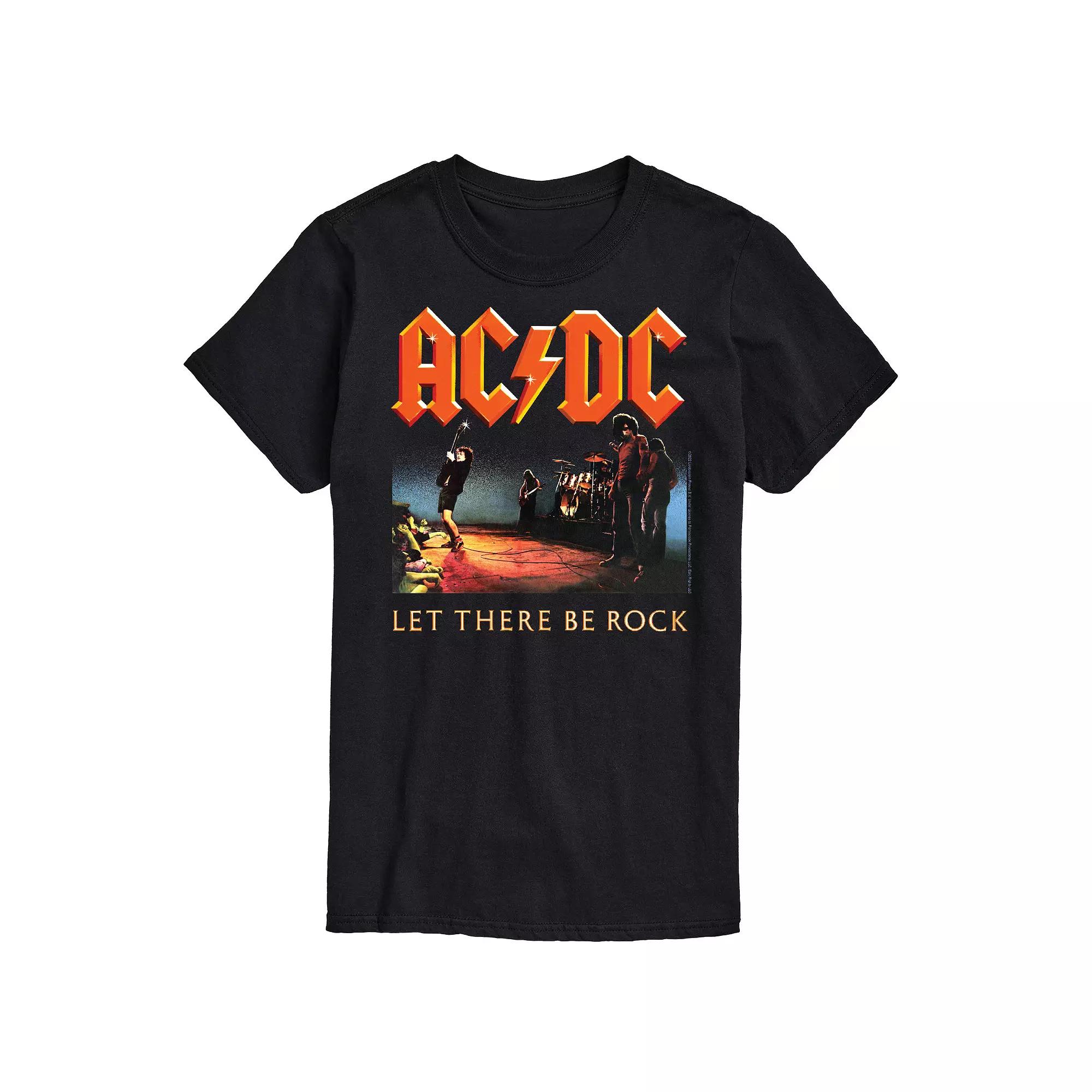 Big & Tall ACDC Let There Be Rock Tee, Men's,  Product Image