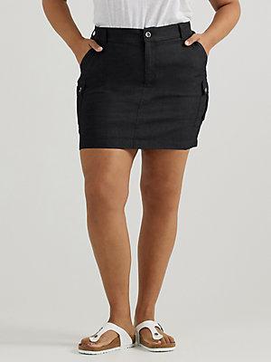 Women's Ultra Lux Comfort with Flex-to-Go Skort (Plus) | Women's Shorts | Lee® Product Image