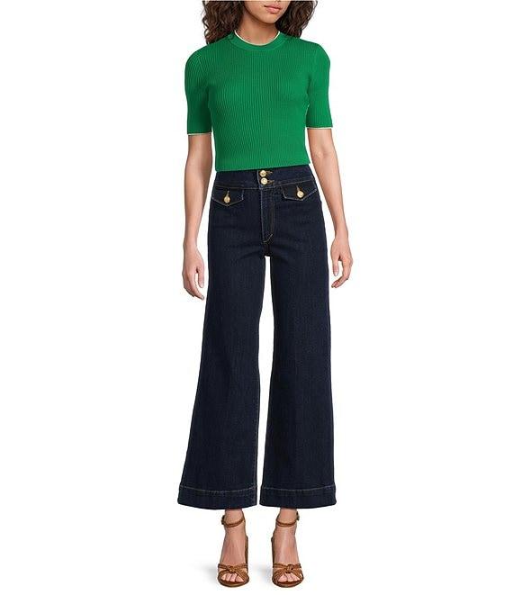 Joe's Jeans Ellia Wide Leg Ankle Jeans Product Image