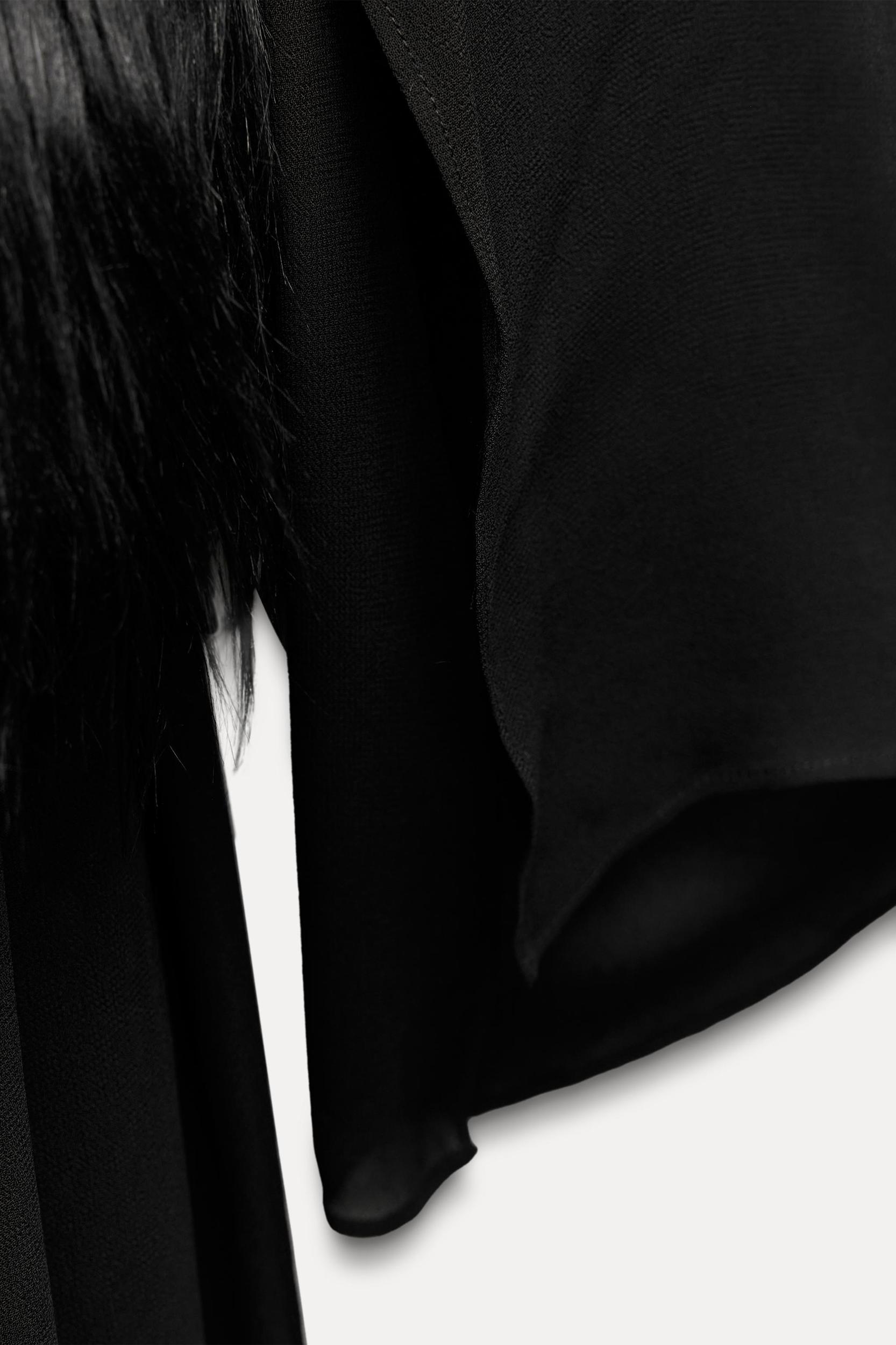 FAUX FUR SASH DRESS LIMITED EDITION Product Image