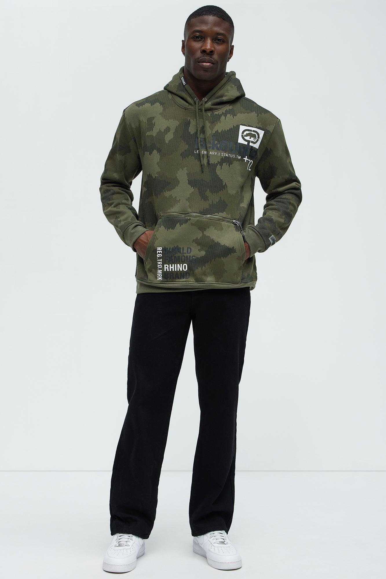 Ecko Unltd 72 Camo Hoodie - Green Product Image