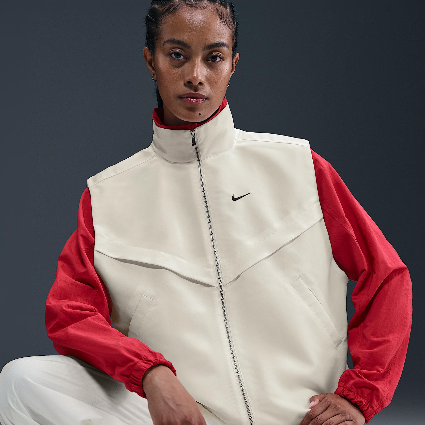 Womens Nike Sportswear Windrunner Shine Vest | HV2472-010 Product Image