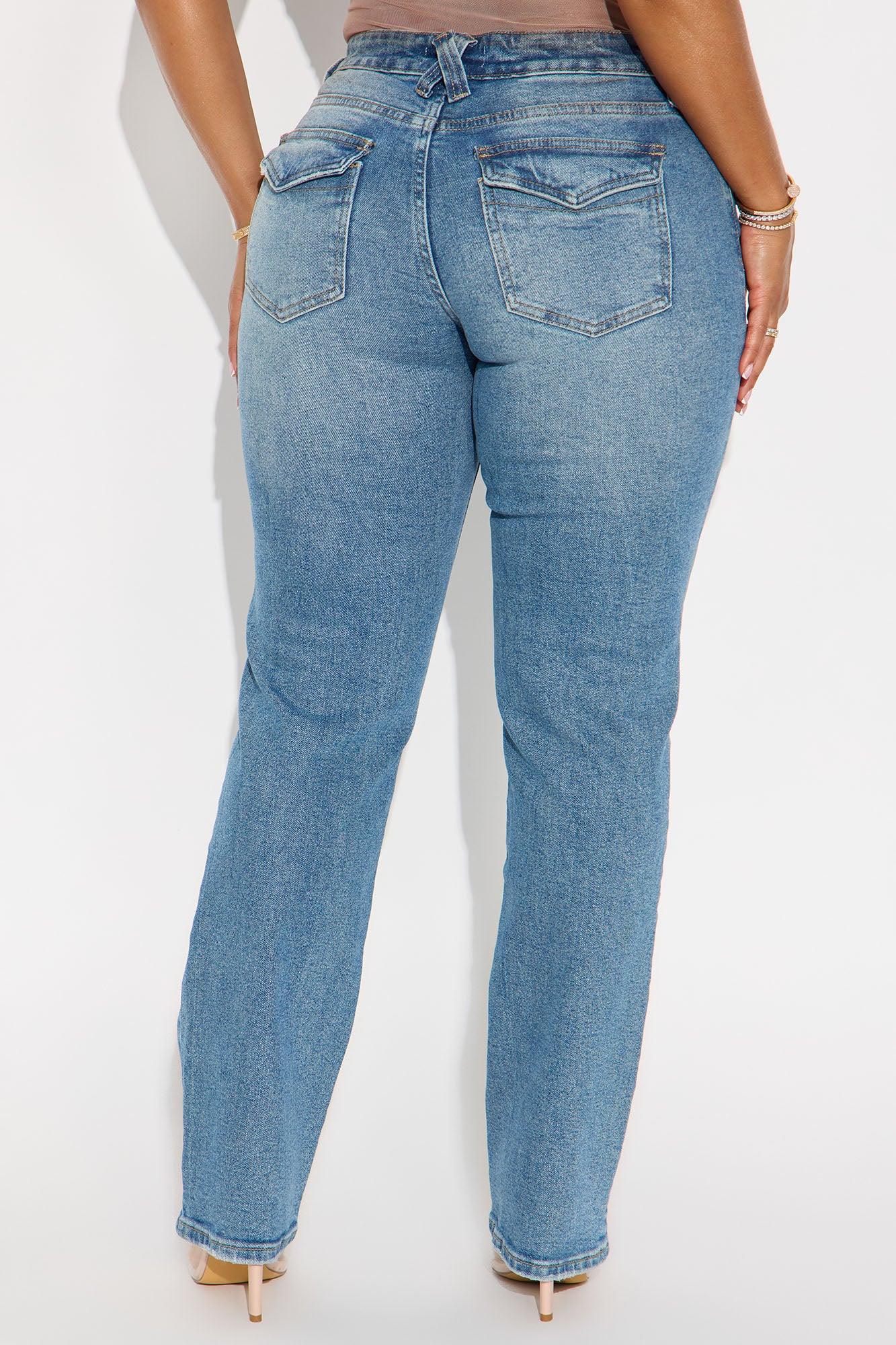 Petite Sicily Straight Leg Jeans - Medium Wash Female Product Image