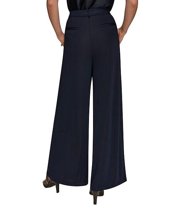 Donna Karan Satin Knit V-Neck Sleeveless Top Product Image