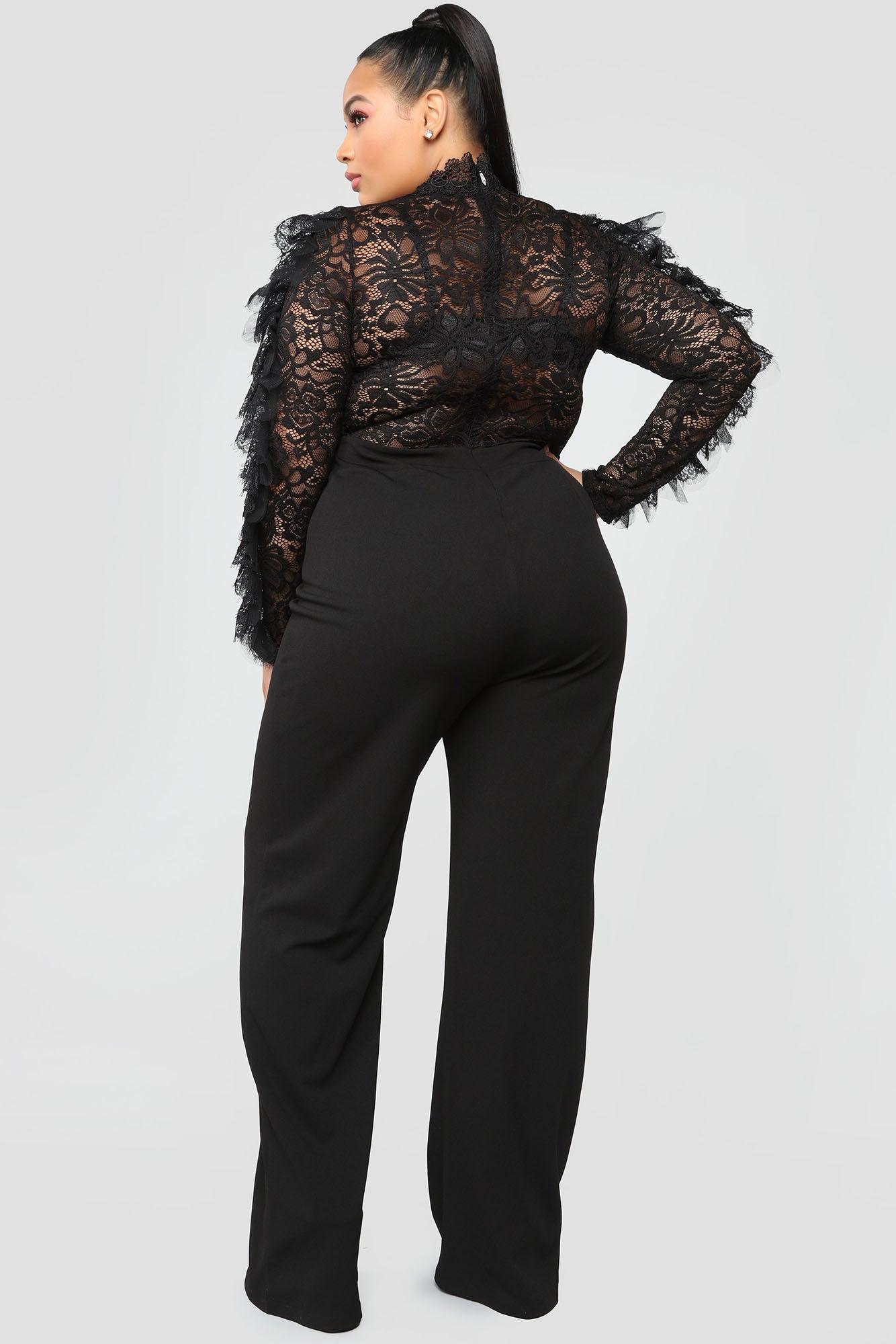 In My Shadow Jumpsuit - Black Product Image