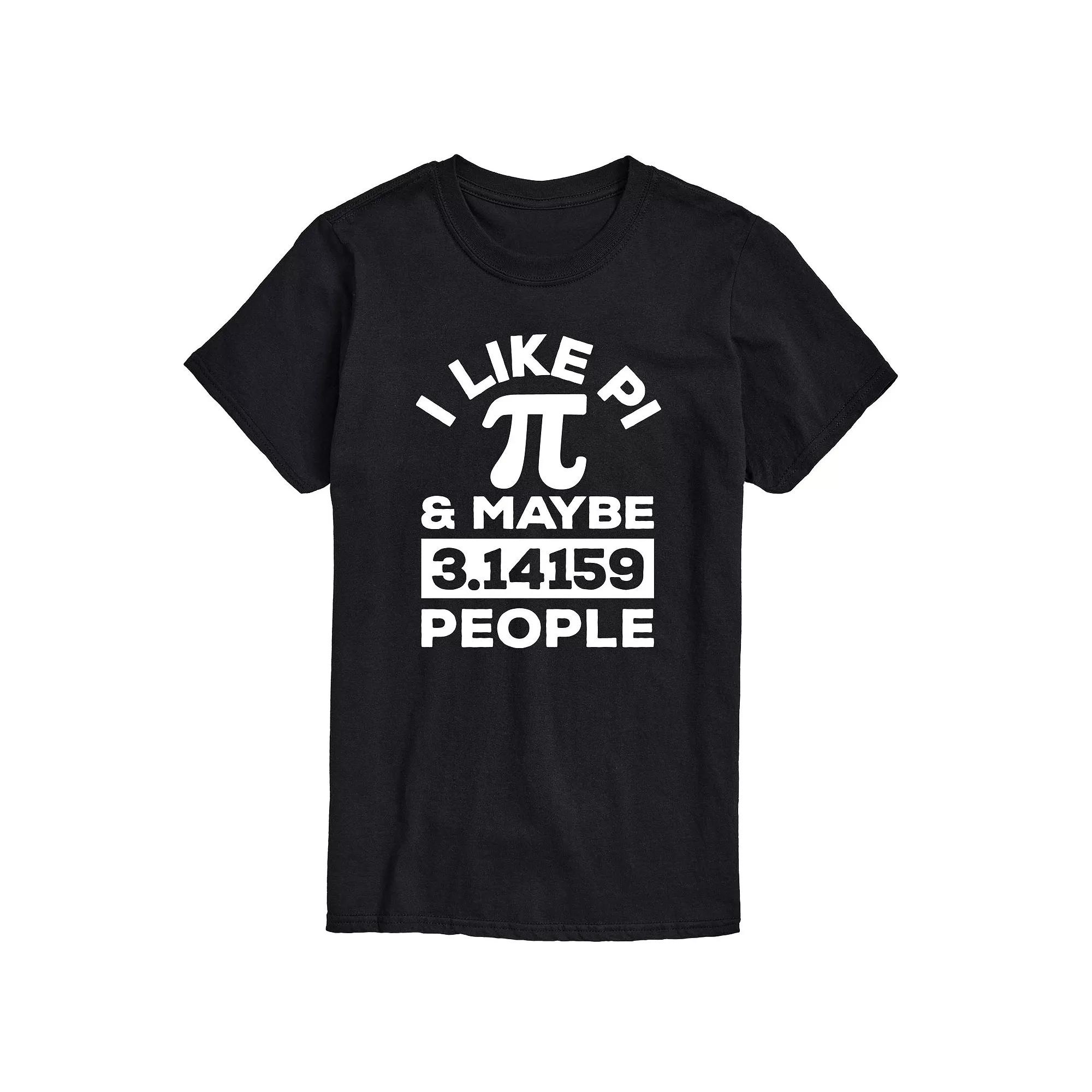 Big & Tall I Like Pi Tee, Men's,  Product Image