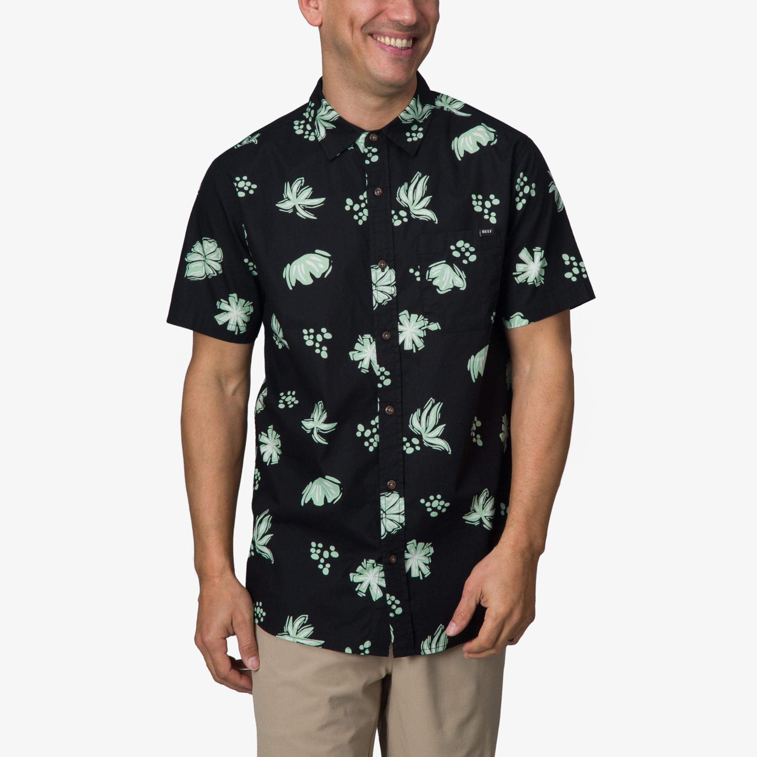 Men's REEF Short Sleeve Button-Down Shirt,  Product Image