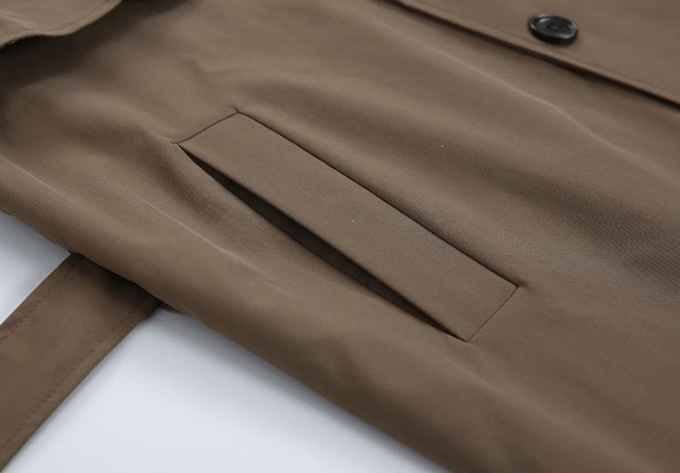 RT No. 1139 LONG TRENCH COAT Product Image