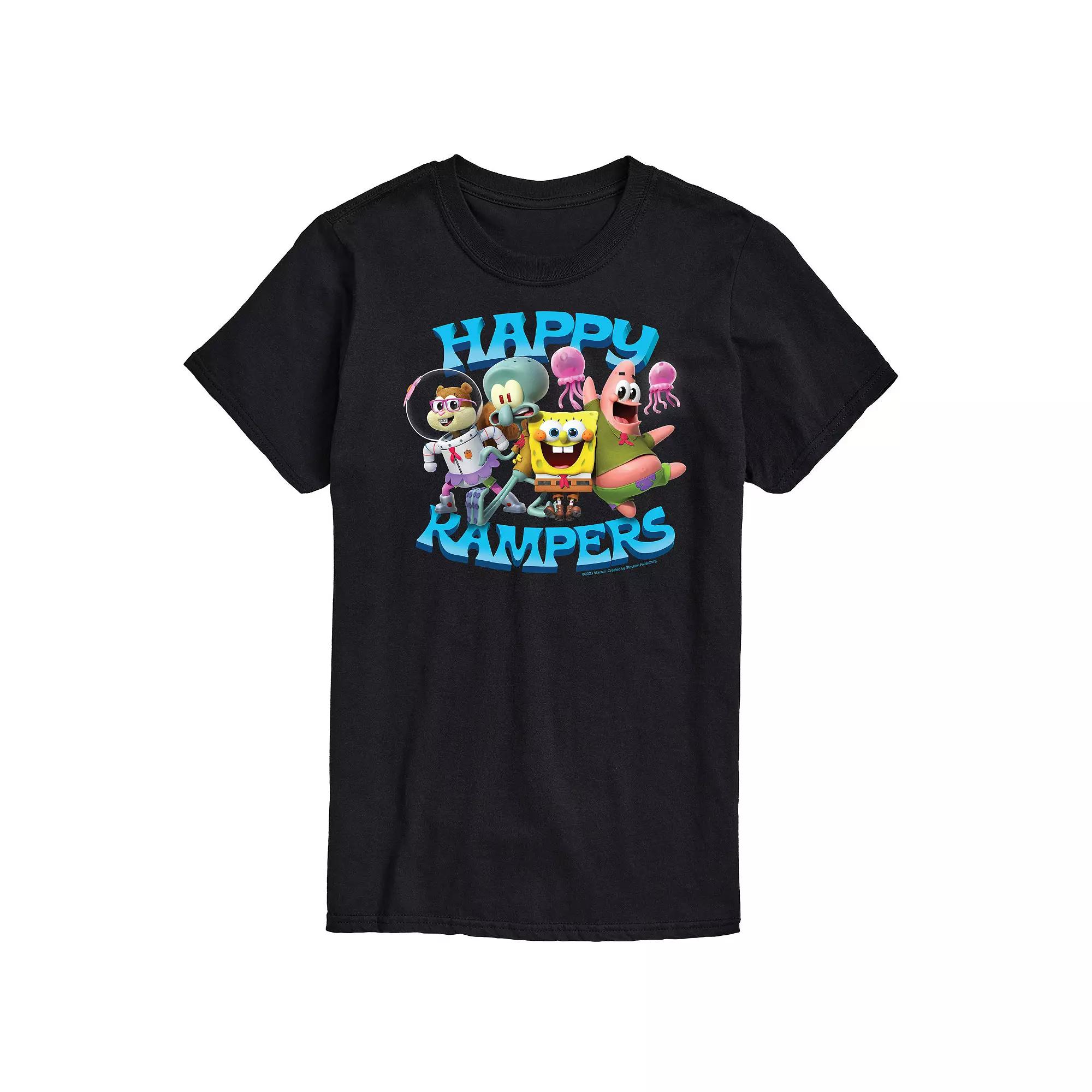 Men's SpongeBob SquarePant Happy Kampers Graphic Tee,  Product Image
