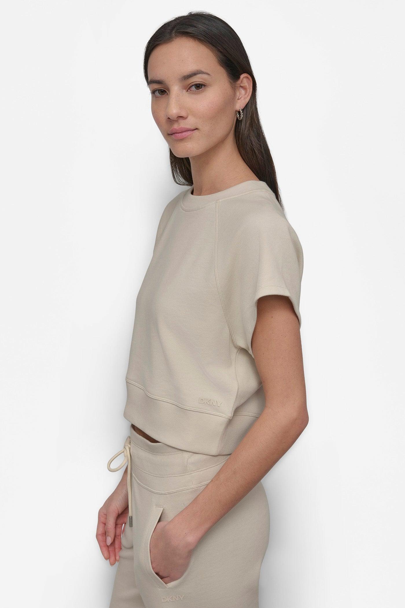 LOGO SHORT SLEEVE CROPPED PULLOVER Product Image