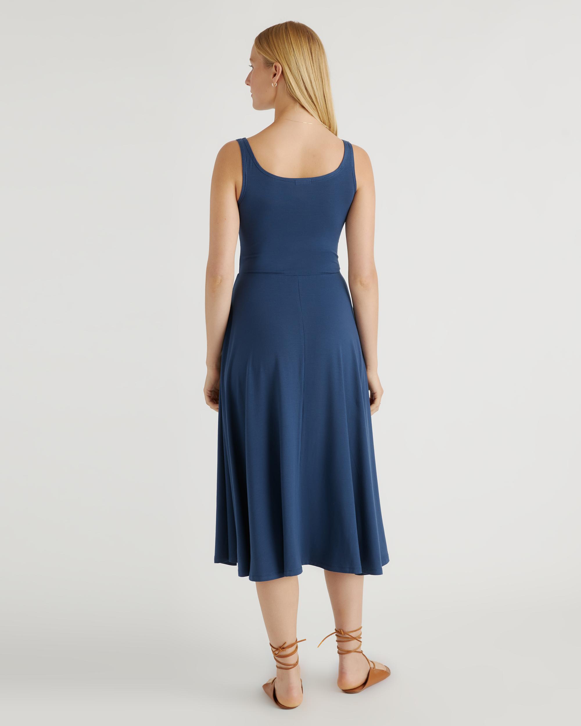 Quince | Women's Tencel Jersey Fit & Flare Dress Product Image