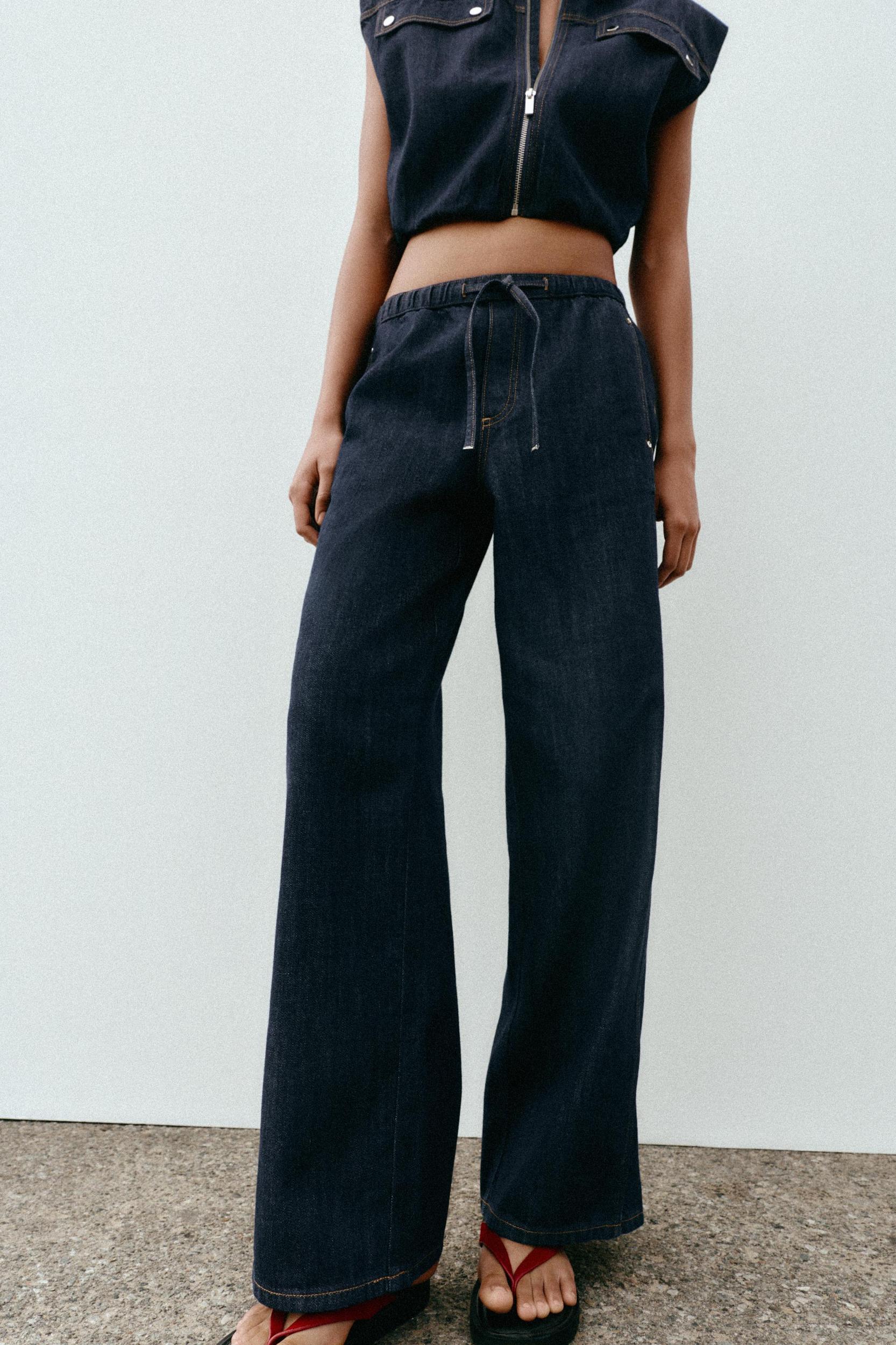 Z1975 MID-RISE WIDE LEG JOGGER JEANS Product Image